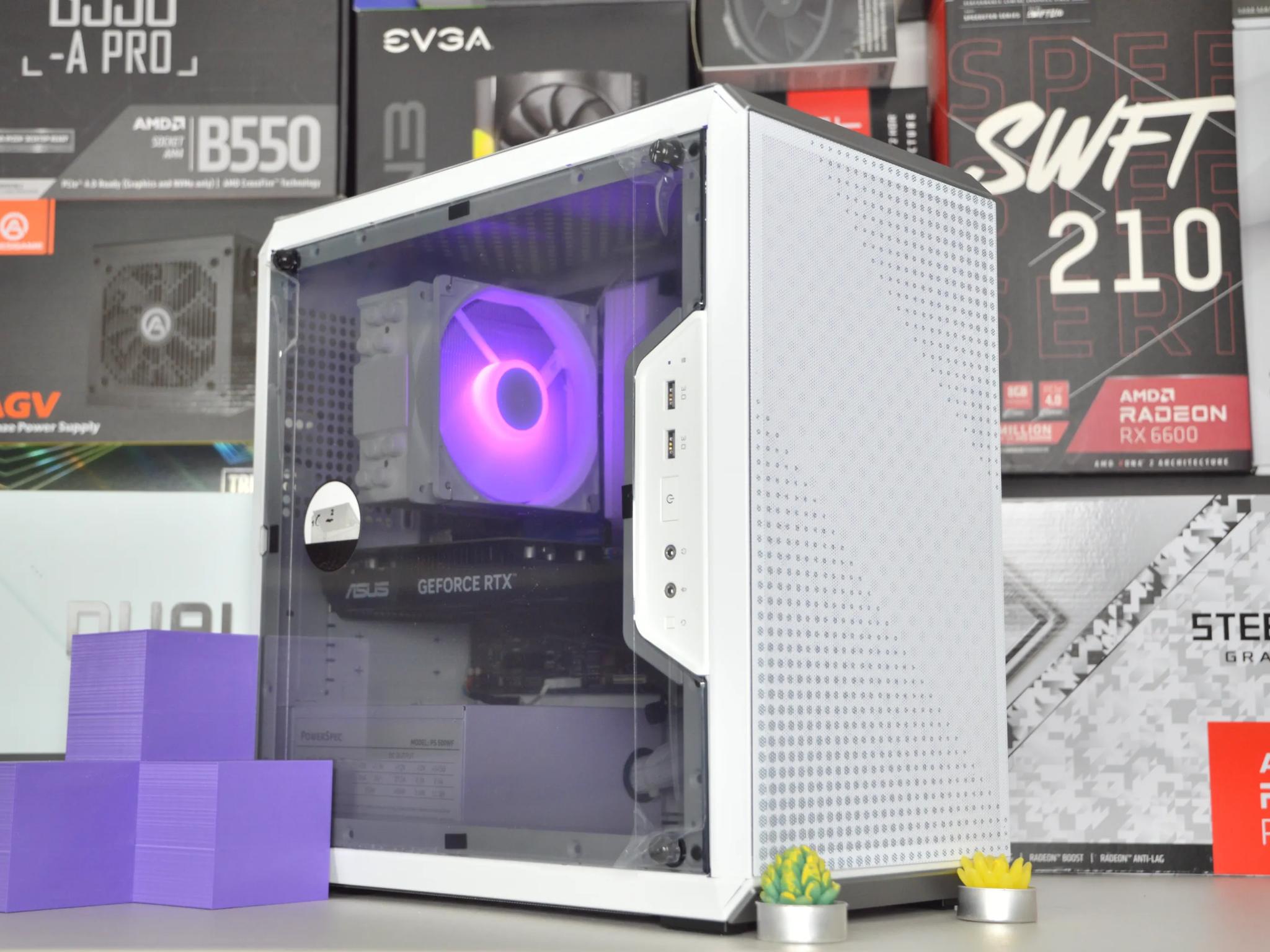 ⬜🟣| RTX 3050 6GB | INTEL i3-10100F | 16GB DDR4 RAM | 1TB NVME SSD | Royal Box |