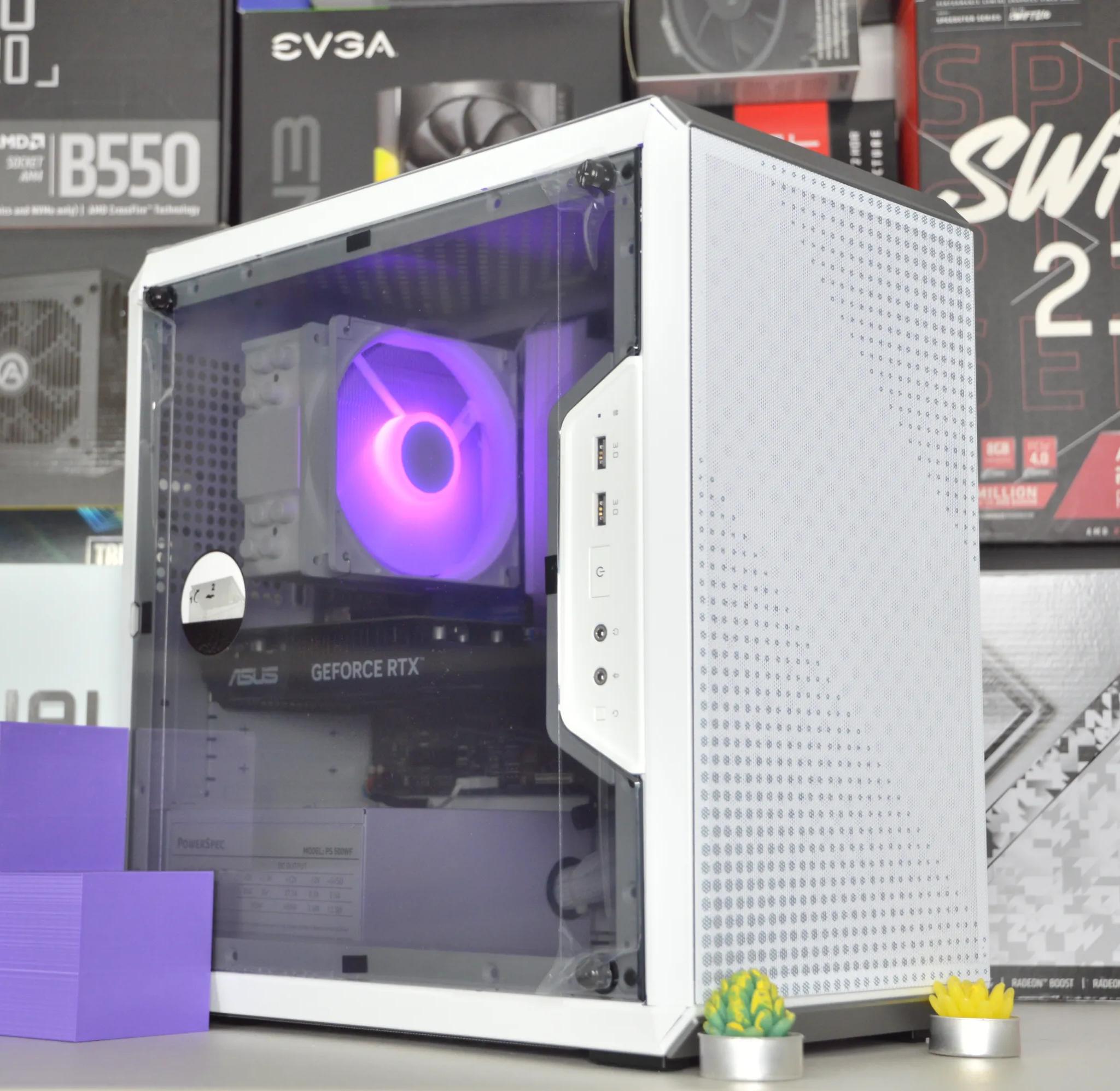 ⬜🟣| RTX 3050 6GB | INTEL i3-10100F | 16GB DDR4 RAM | 1TB NVME SSD | Royal Box |