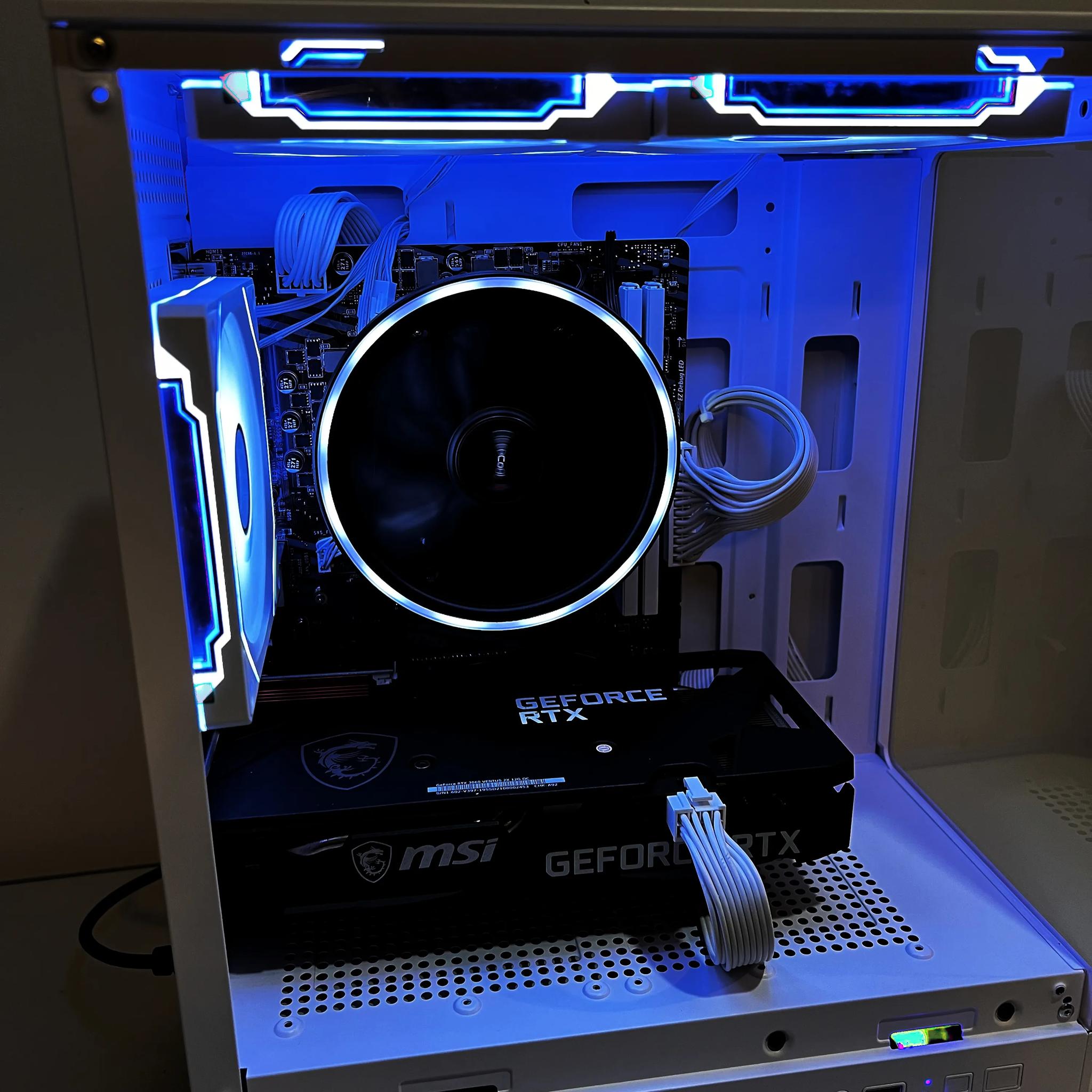 🔥SALE🔥 R5-5600|RTX 3060|32GB RAM|1TB M.2||WIFI|ARGB FANS|-DepxTech Pre-Built PC Value PCs