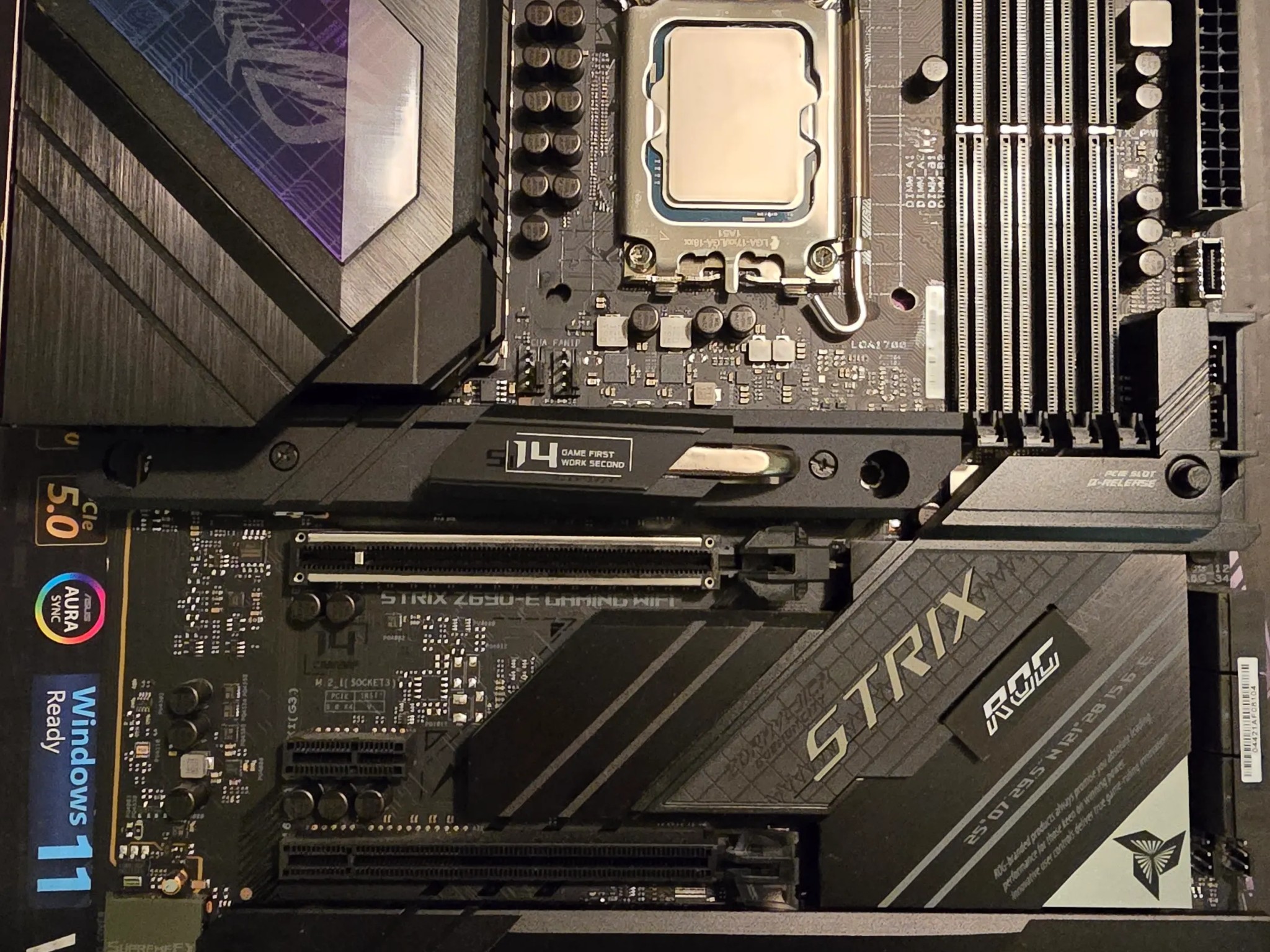 Intel 12900k and ASUS Z690 Motherboard and DDR 5 RAM