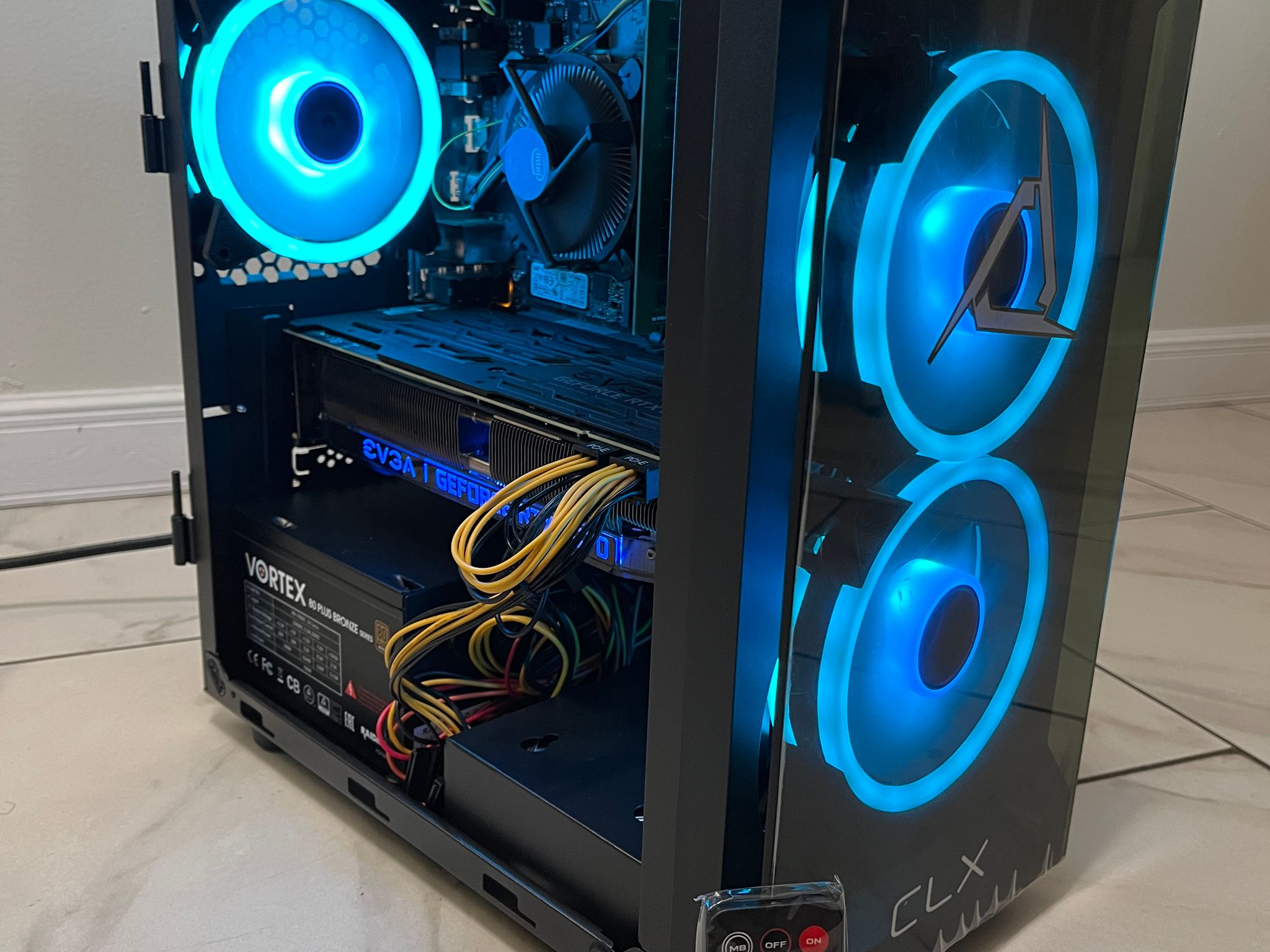 NVIDIA RTX 2070, Intel Core i5-9400, 16GB RAM, 1.2TB Storage, Gaming PC w/ Wi-Fi, BT & RGB Remote
