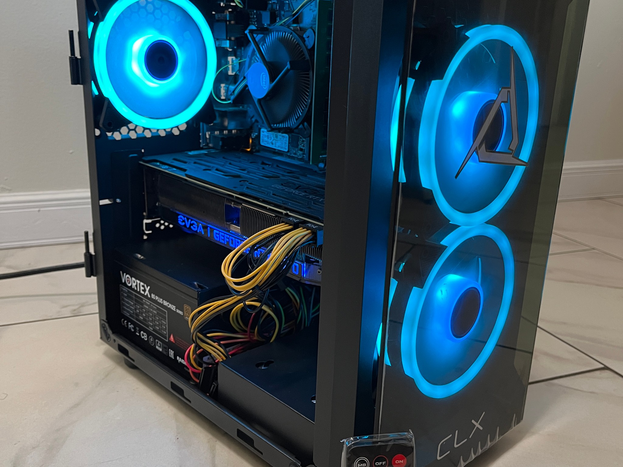 NVIDIA RTX 2070, Intel Core i5-9400, 16GB RAM, 1.2TB Storage, Gaming PC w/ Wi-Fi, BT & RGB Remote