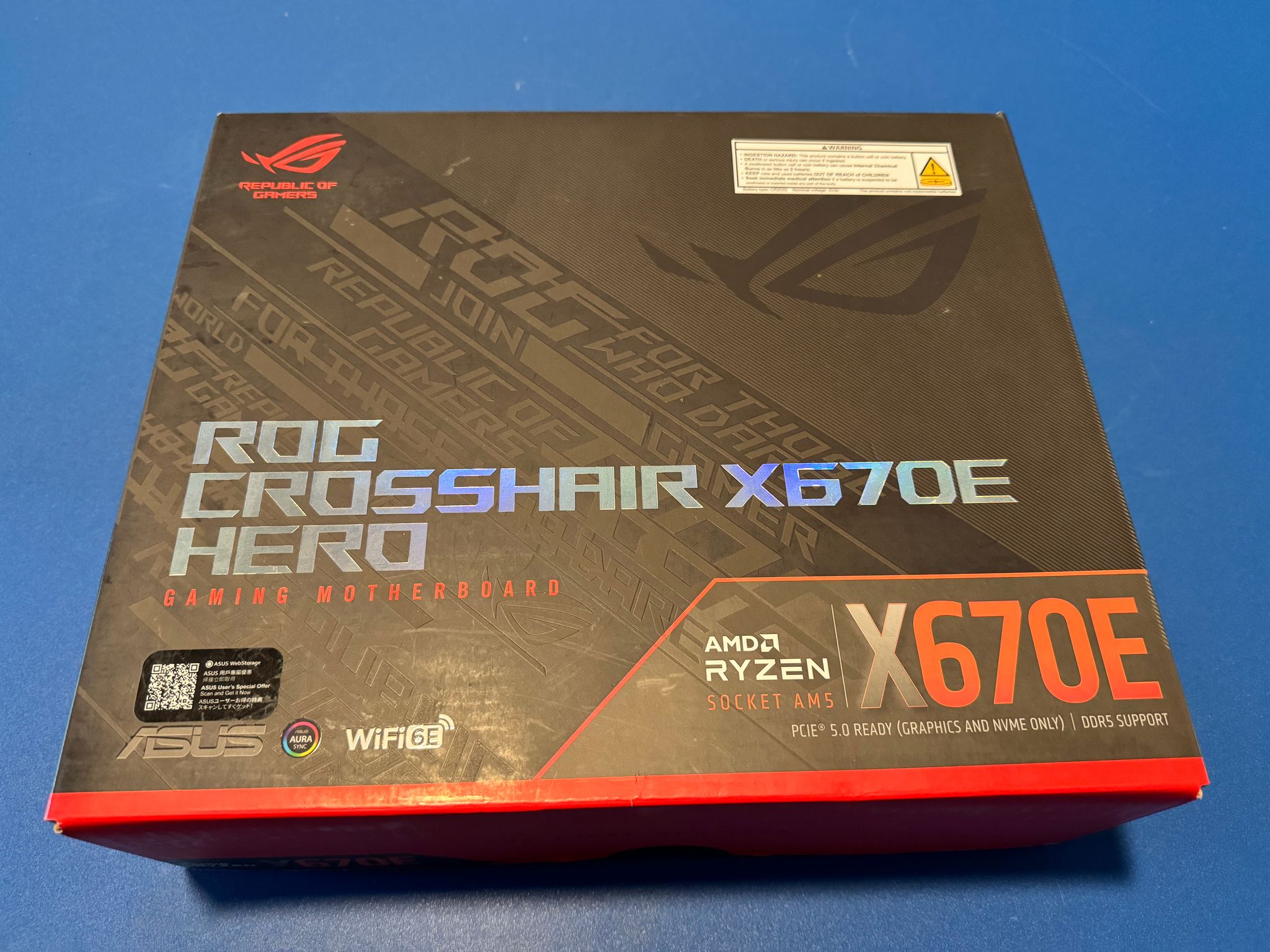 ROG Crosshair X670E Hero (Used - RMA)