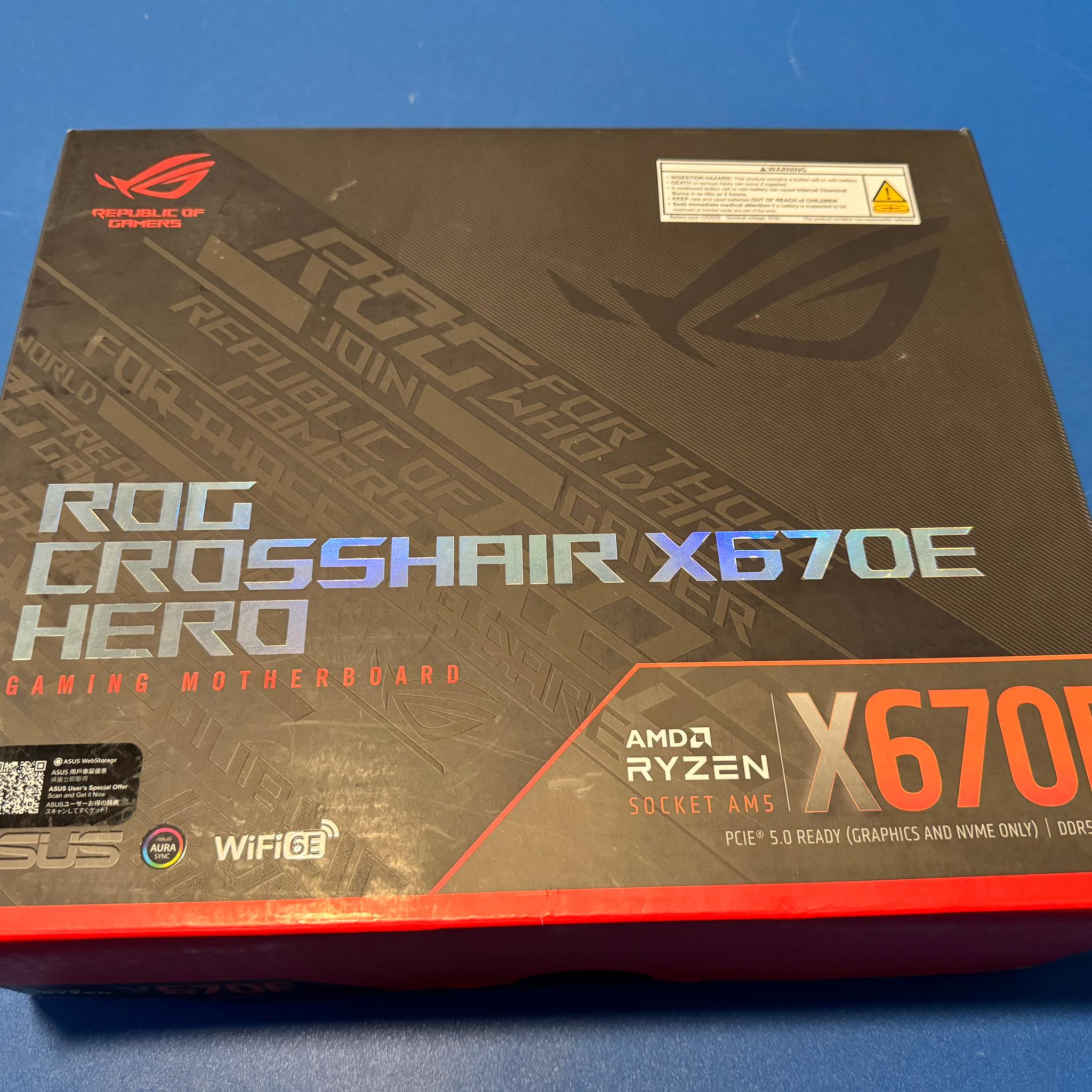 ROG Crosshair X670E Hero (Used - RMA)