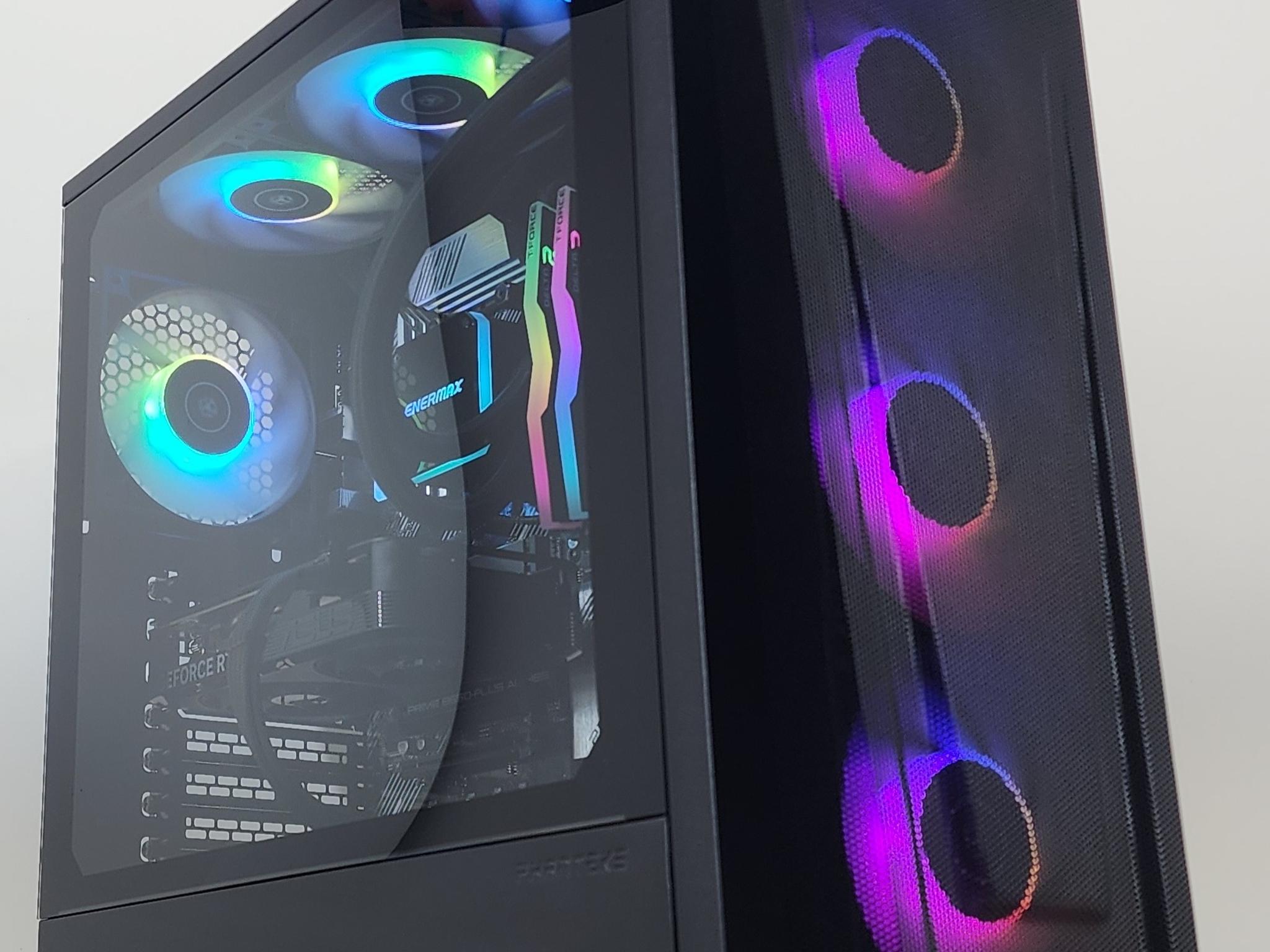 Gaming PC Ryzen 7 5700X 32GB RAM 1TB SSD RTX 4060 8GB Windows 11 Computer