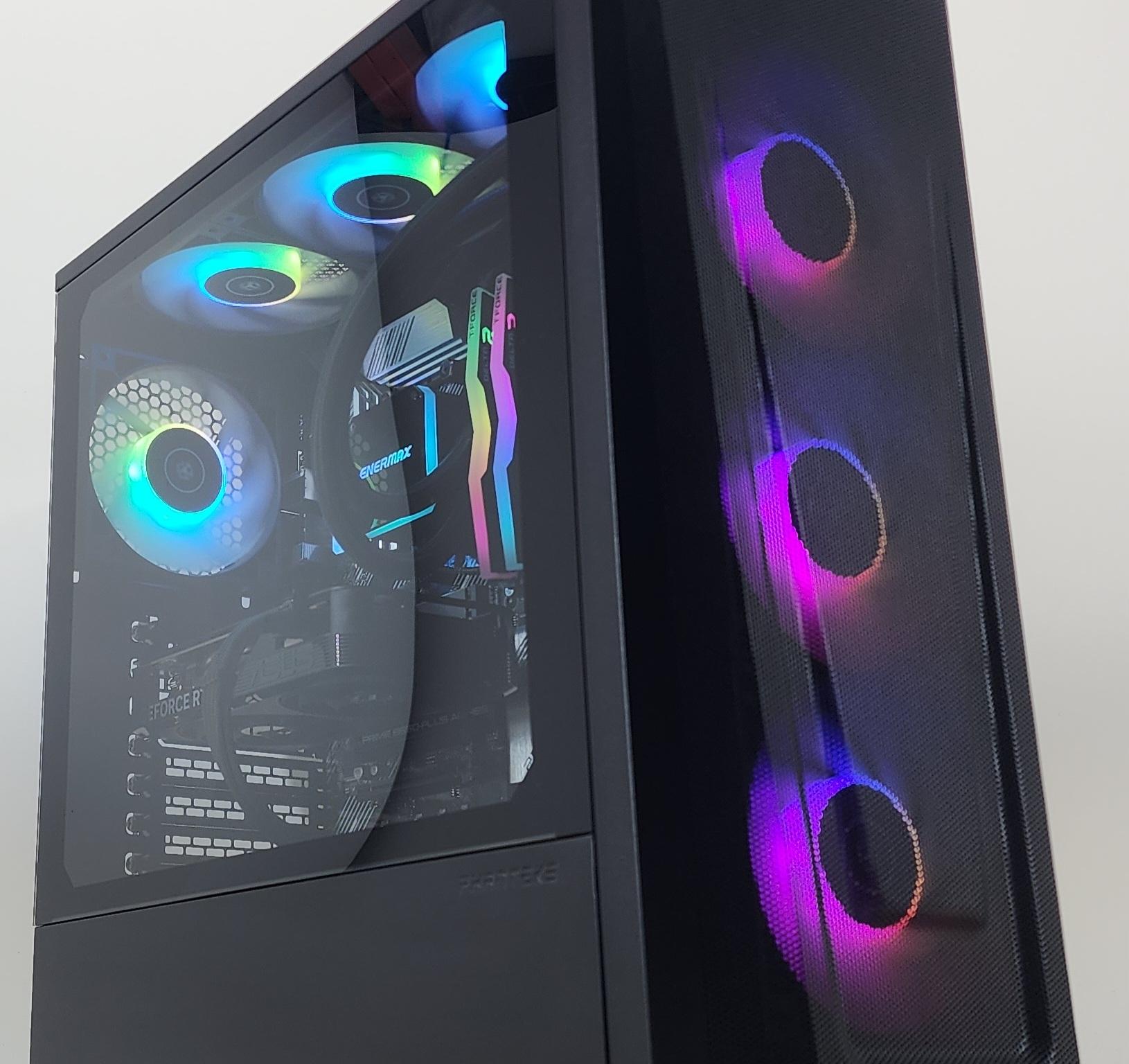 Gaming PC Ryzen 7 5700X 32GB RAM 1TB SSD RTX 4060 8GB Windows 11 Computer