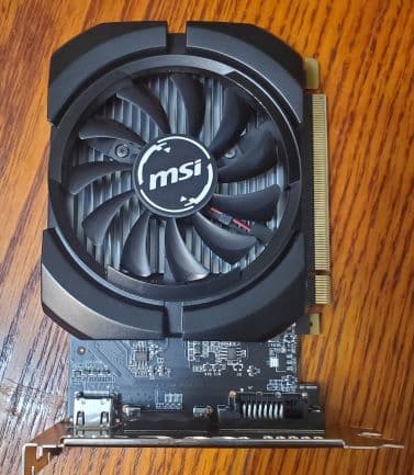 Pre-owned NVIDIA GeForce Graphics Card MSI Gaming N730K-4GD3/OCV1 4GB DDR3 64-Bit
