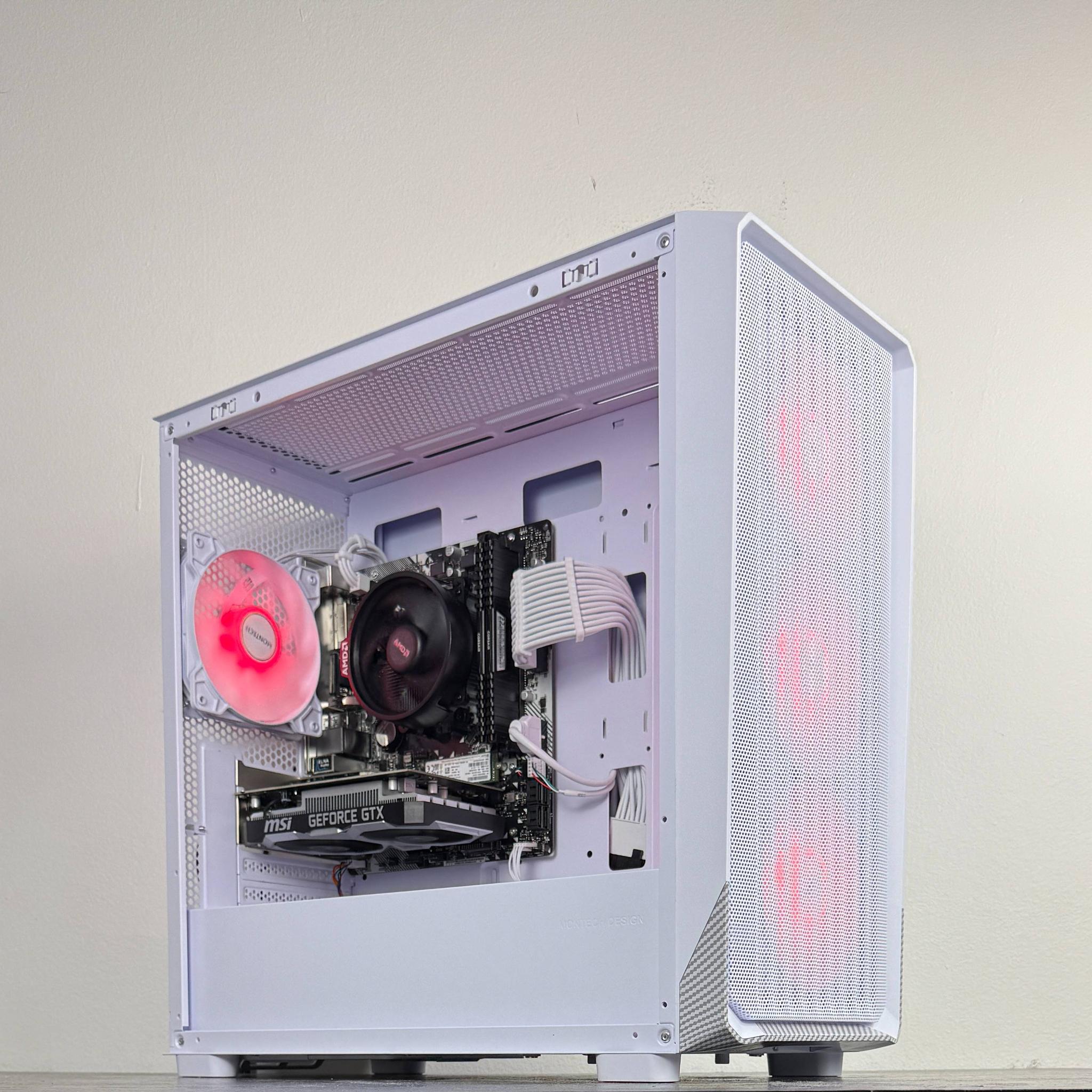 ❄️Powder❄️ | 1080p Gaming PC | Ryzen 5 1600AF | MSI GTX 1630 | 16GB DDR4 3000MHz