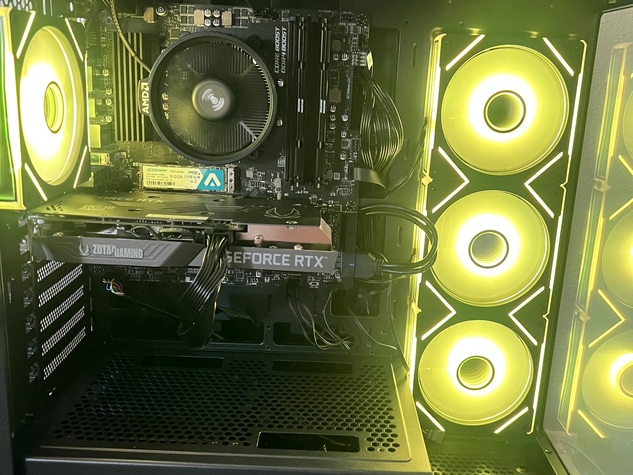 GeForce RTX 3050 8GB Custom Gaming PC - Ryzen 5 5500