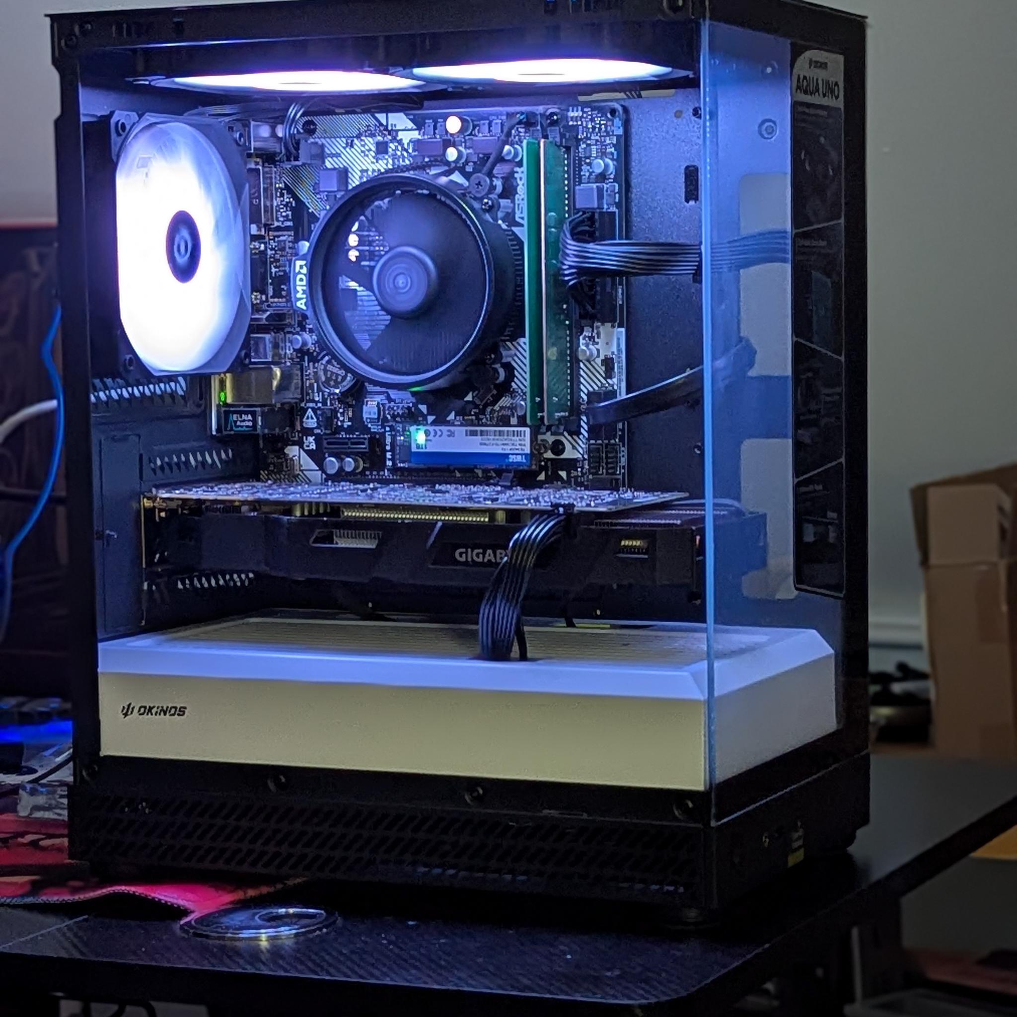 Gaming PC|AMD Ryzen 5 2600|16 GB DDR4|1 TB NVME SSD M.2|NVIDIA GEFORCE GTX 1070 8 GB|Windows 11 Home