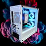 ⛅️Heavenly😶‍🌫️: RTX 3080 10GB FE | Ryzen 5 5600 | 32GB DDR4 RAM | 1TB SSD | 4 Fans | White RGB PC