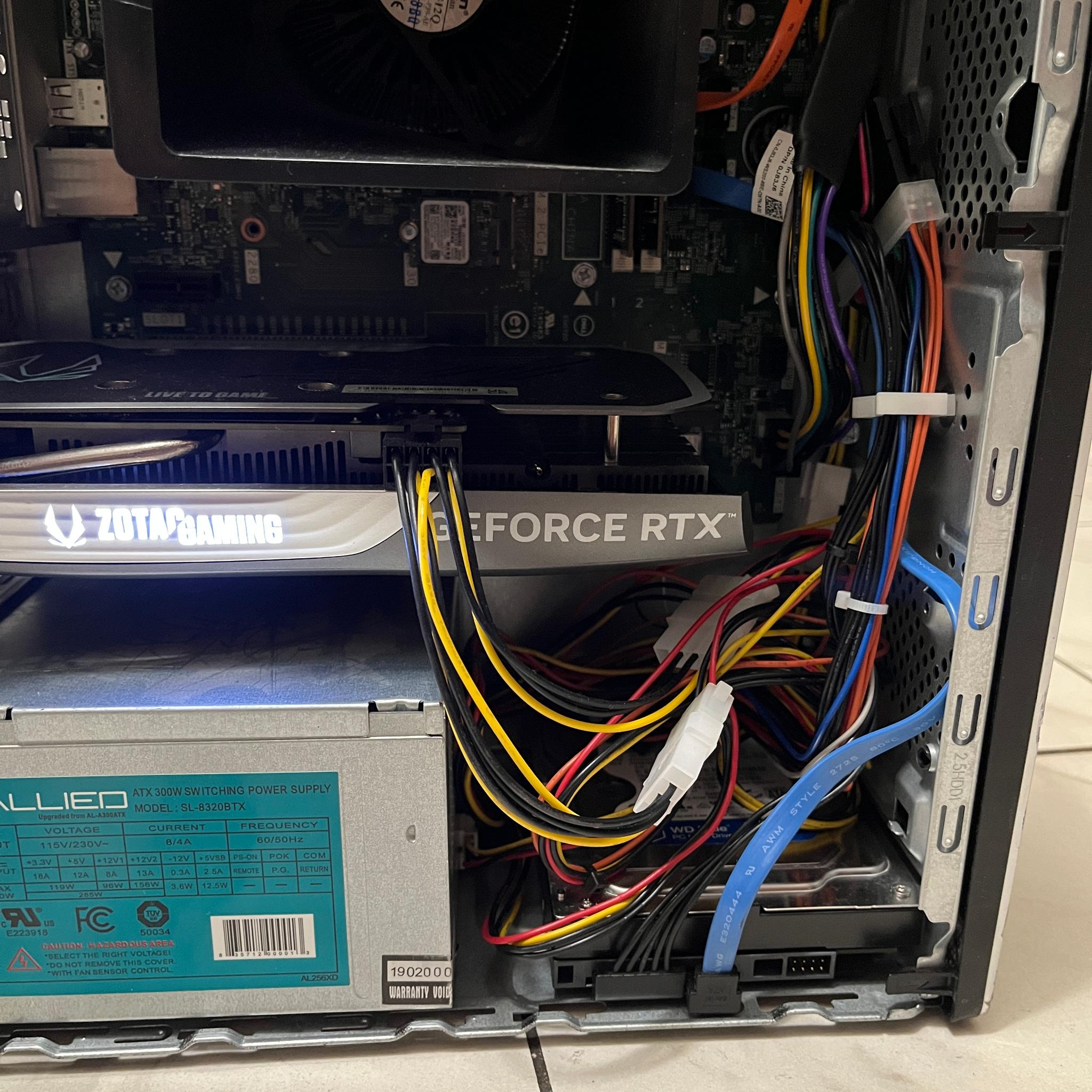 NVIDIA RTX 4060, Intel Core i5-8400, 16GB RAM, 1.1 TB Storage, Dell Gaming PC w/ Wi-Fi & BT