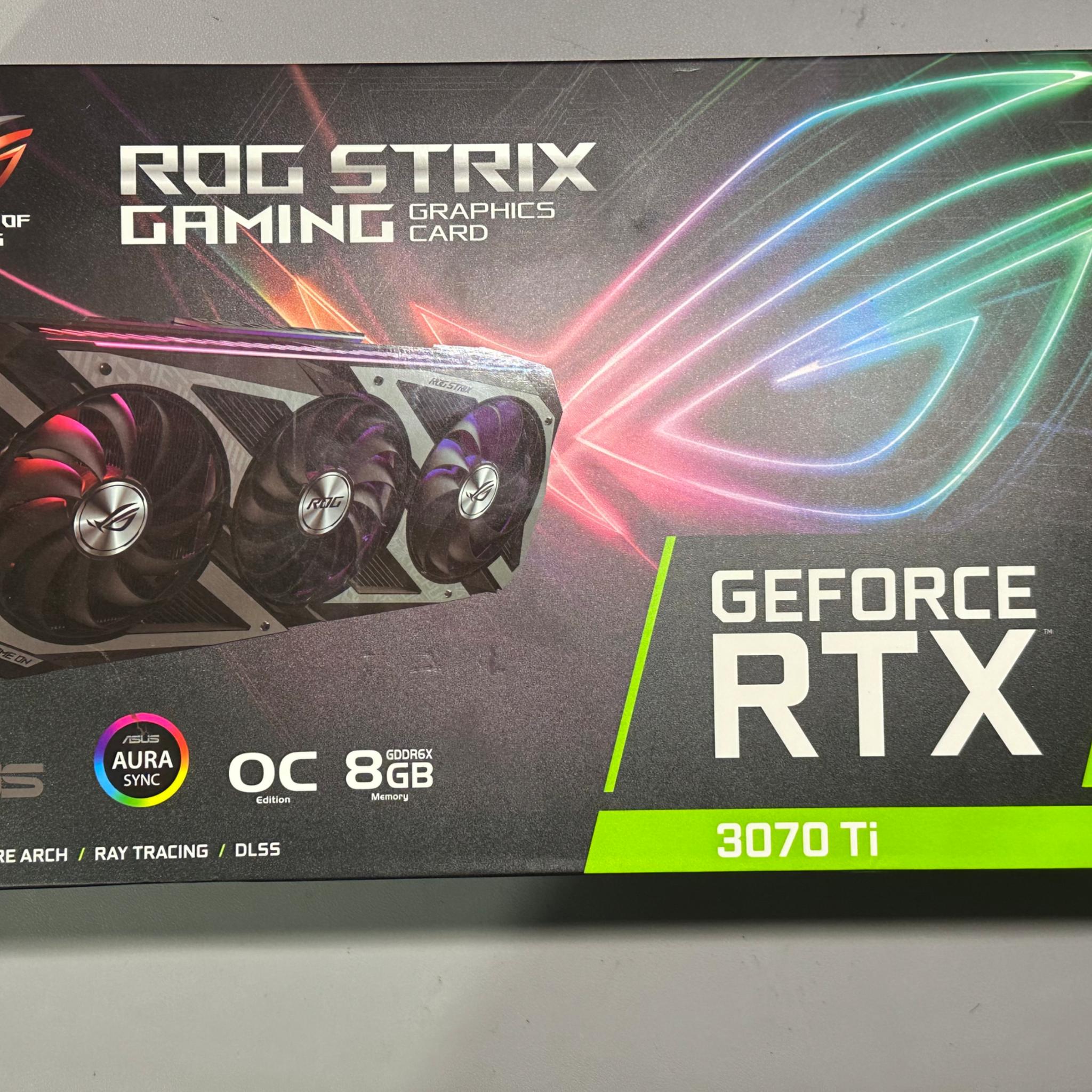 ASUS ROG Strix GeForce RTX 3070 Ti OC 8GB GDDR6X Graphics Card