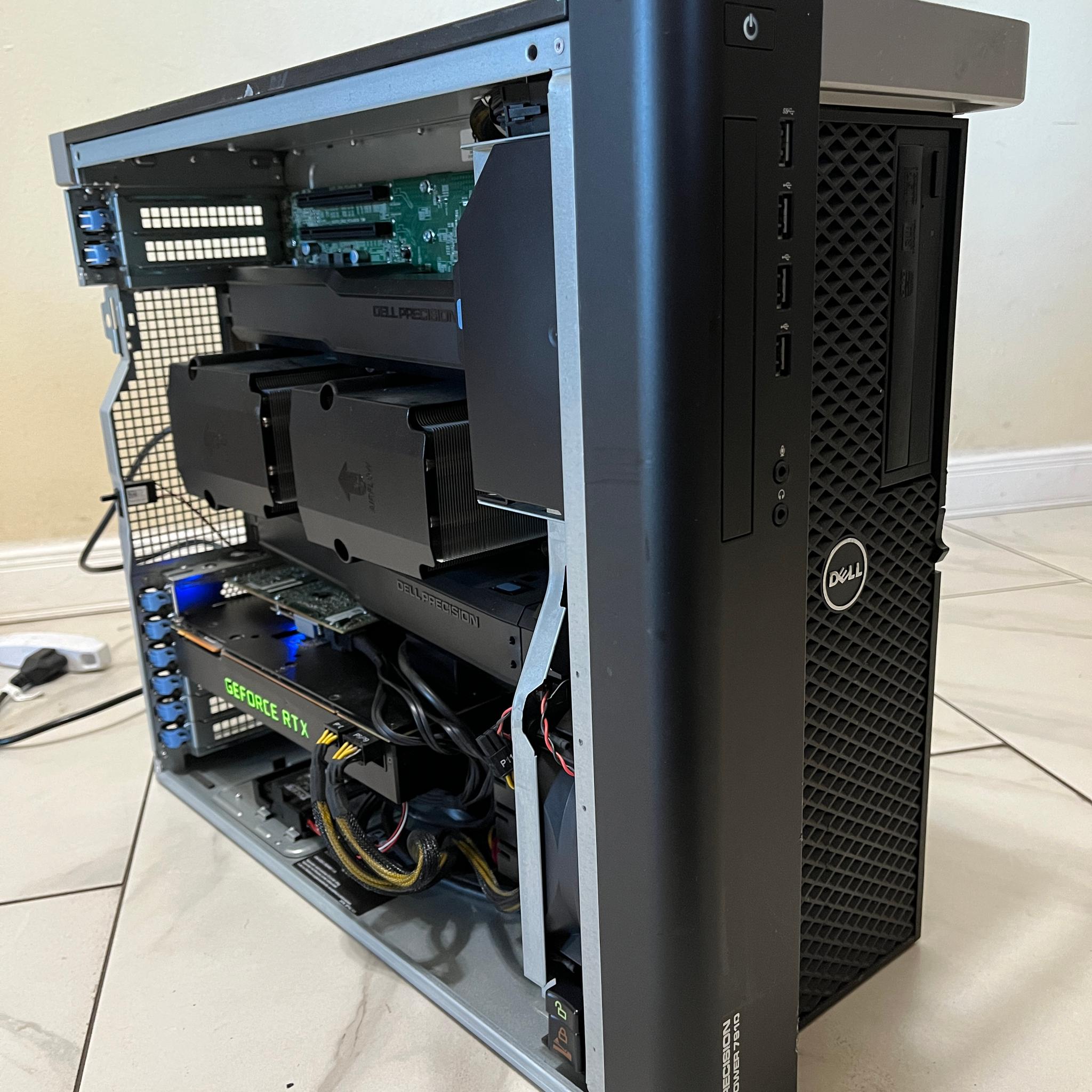 🔥NVIDIA RTX 2080, Intel Xeon 12 Core (Same as i7), 500 GB SSD, 16 GB RAM, Dell T7910 Gaming PC