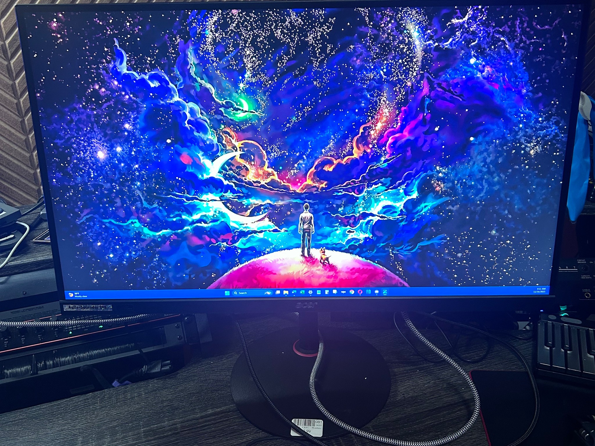 Acer Nitro 27" 4K (160hz) (3840 x 2160) Gaming Monitor (XV272K)