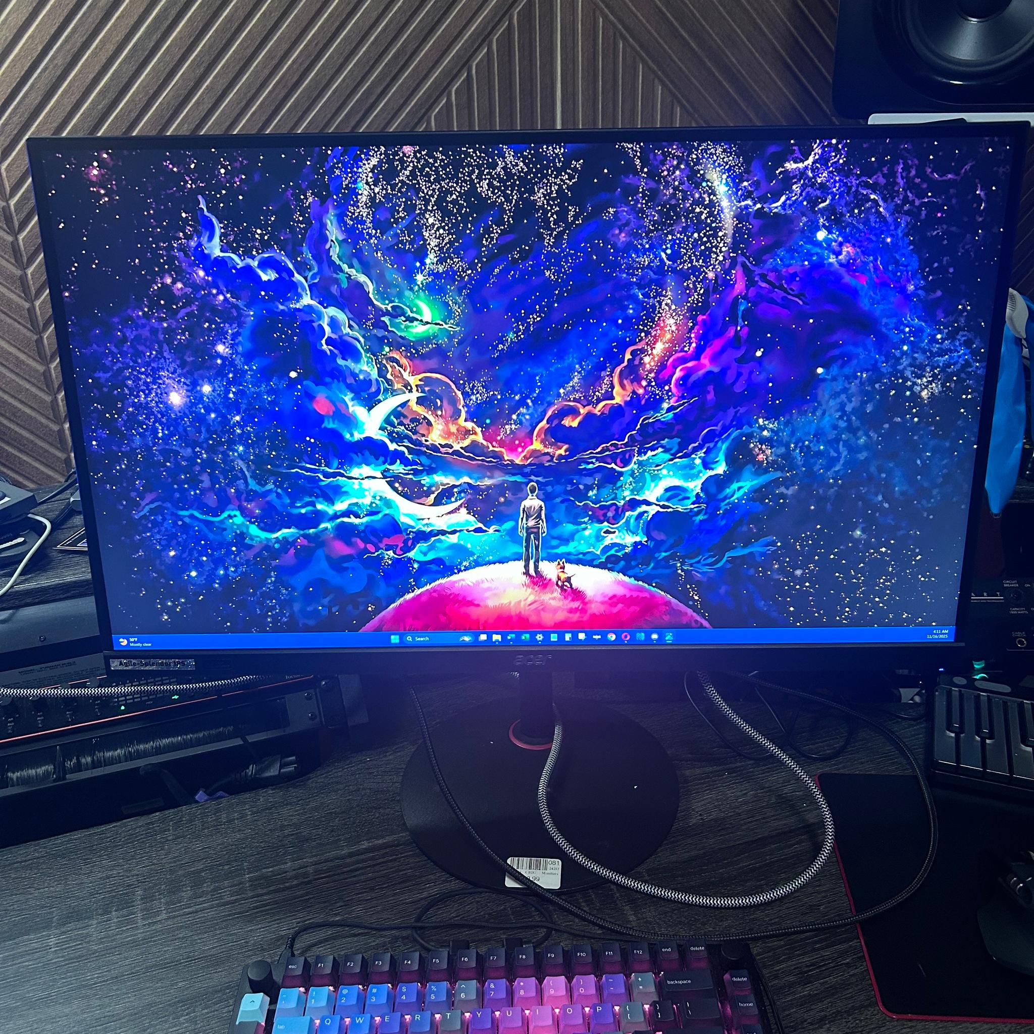 Acer Nitro 27" 4K (160hz) (3840 x 2160) Gaming Monitor (XV272K)