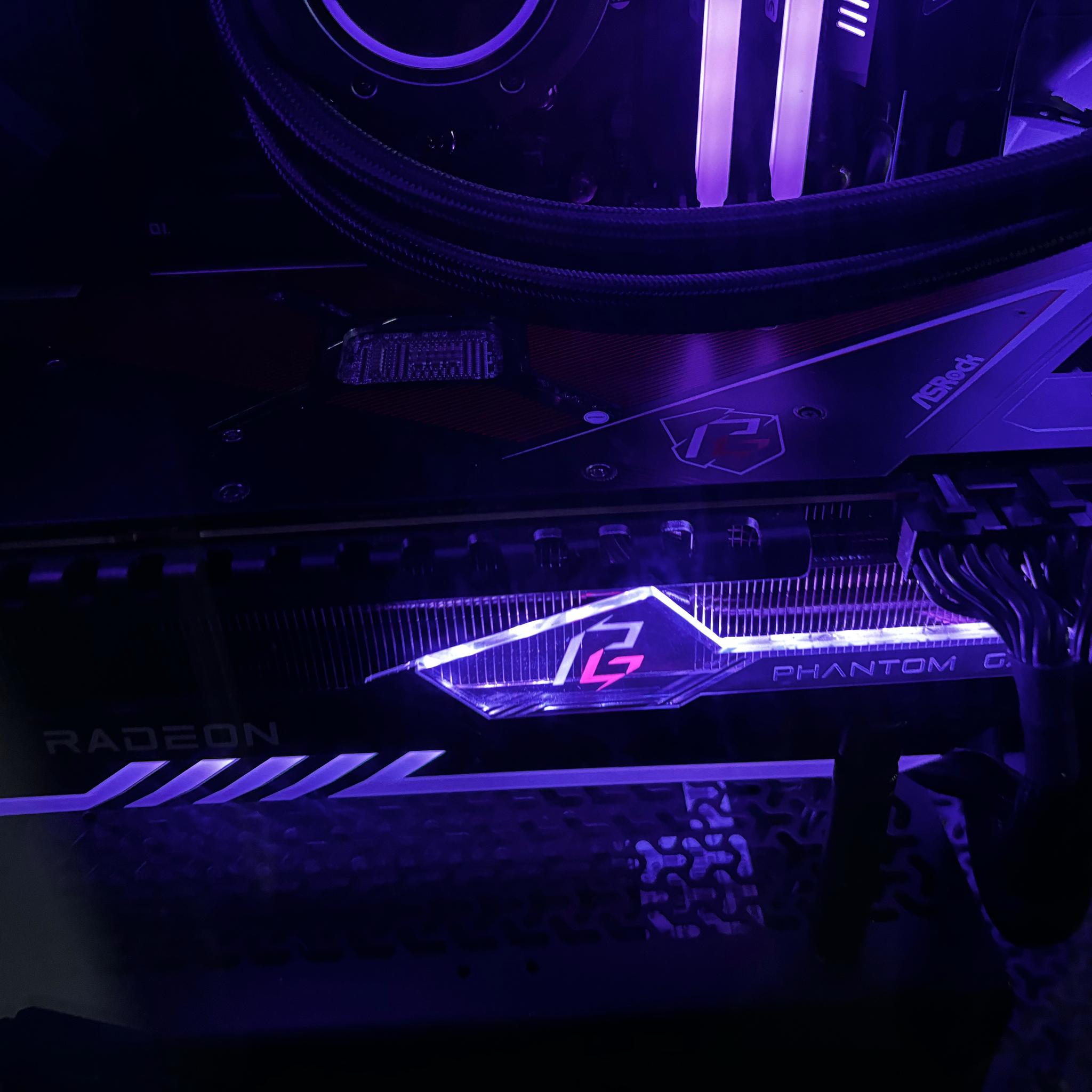 ryzen 5 5600x b550 motherboard 7900xtx phantom 24g asrock gpu 1600 watt evga power supply