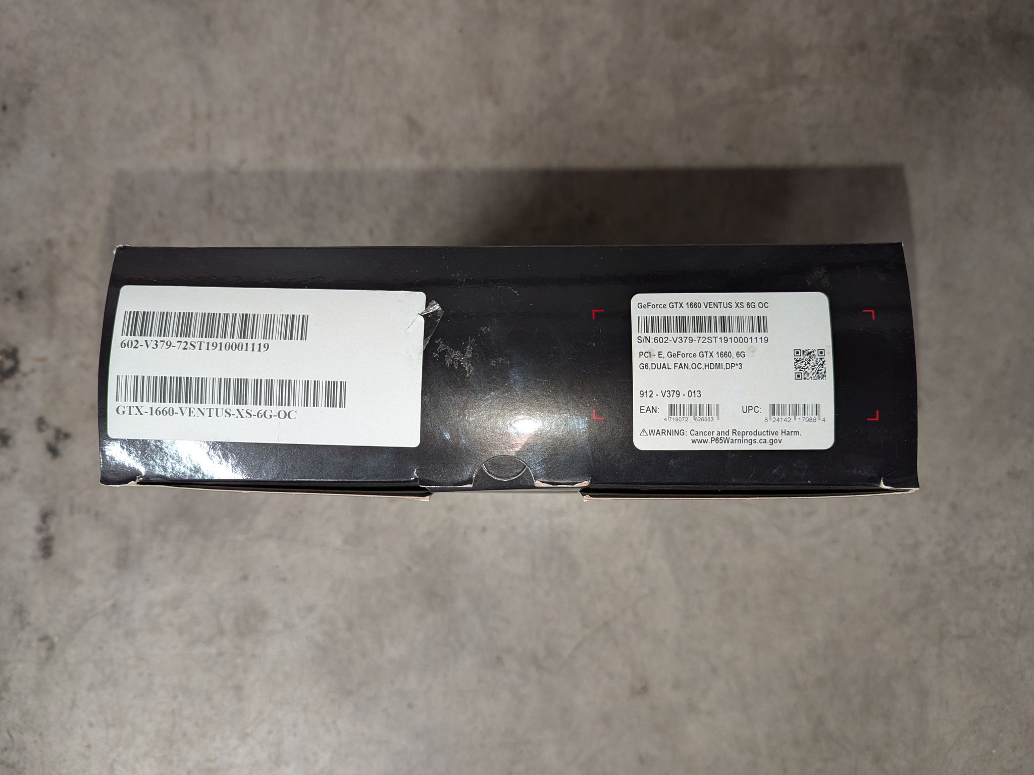 MSI GeForce GTX 1660 VENTUS XS 6G OC