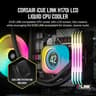 CORSAIR iCUE Link H150i LCD Liquid CPU Cooler - 360mm AIO [Black]
