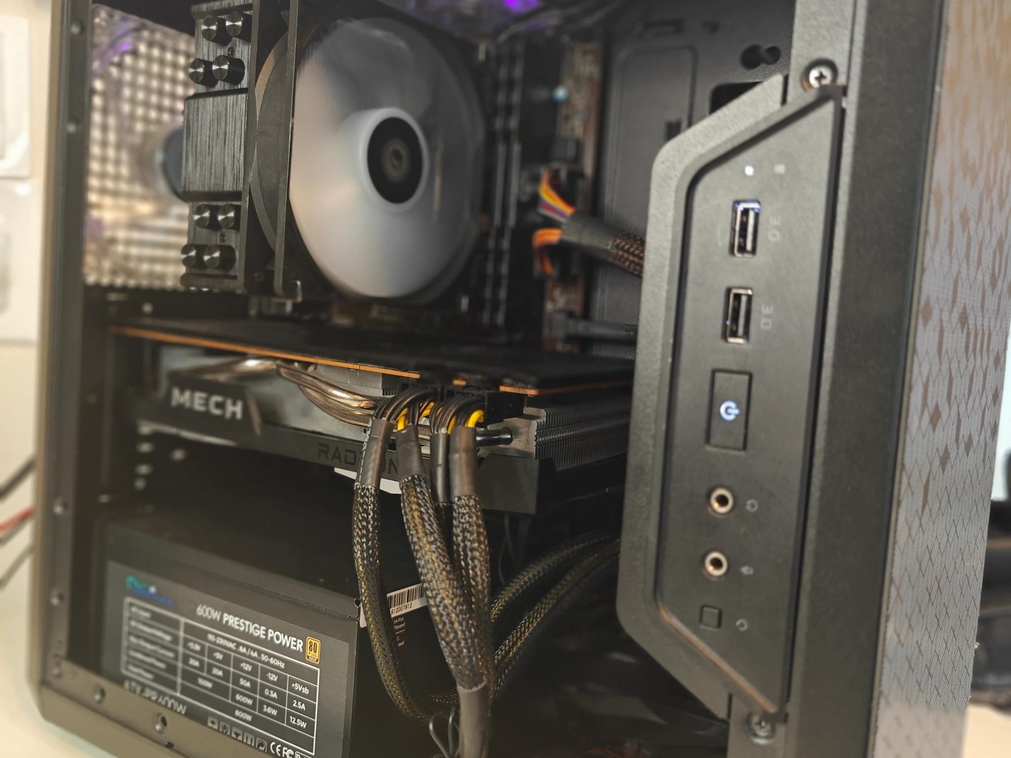 👟♠💜 Midrange Starter | Ryzen 7 5700X3D | Radeon RX 6700 XT | 32GB DDR4 RAM | 1TB NVMe SSD