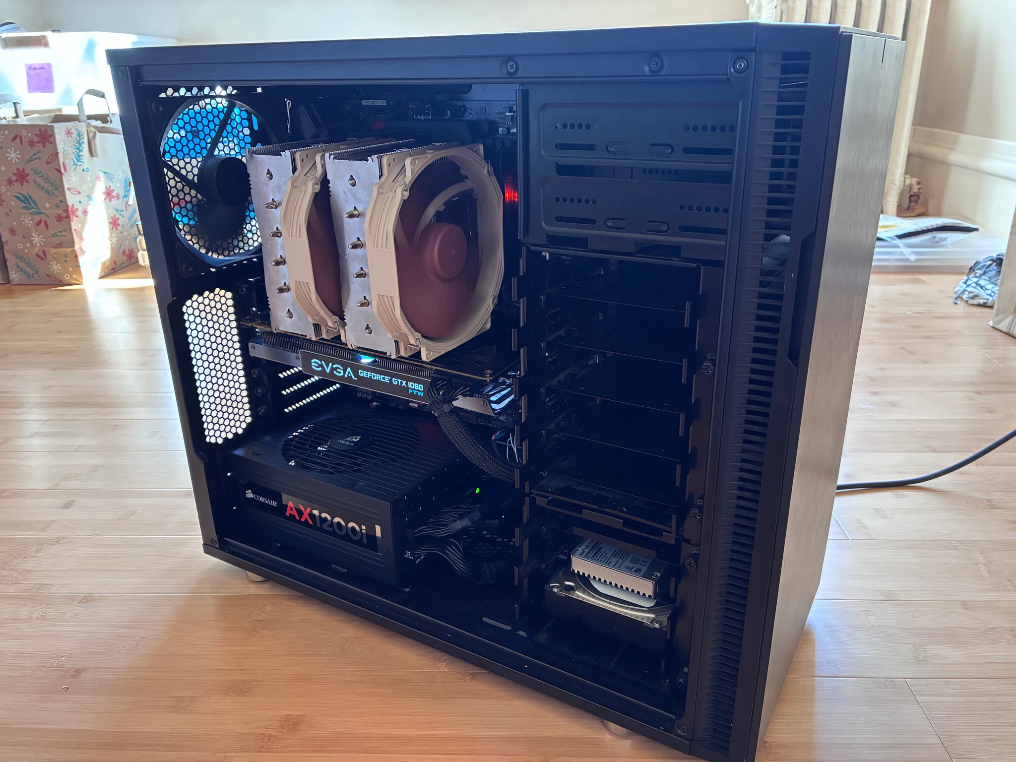 Ultra quiet 1080ti build, good for 1080p gaming or a NAS