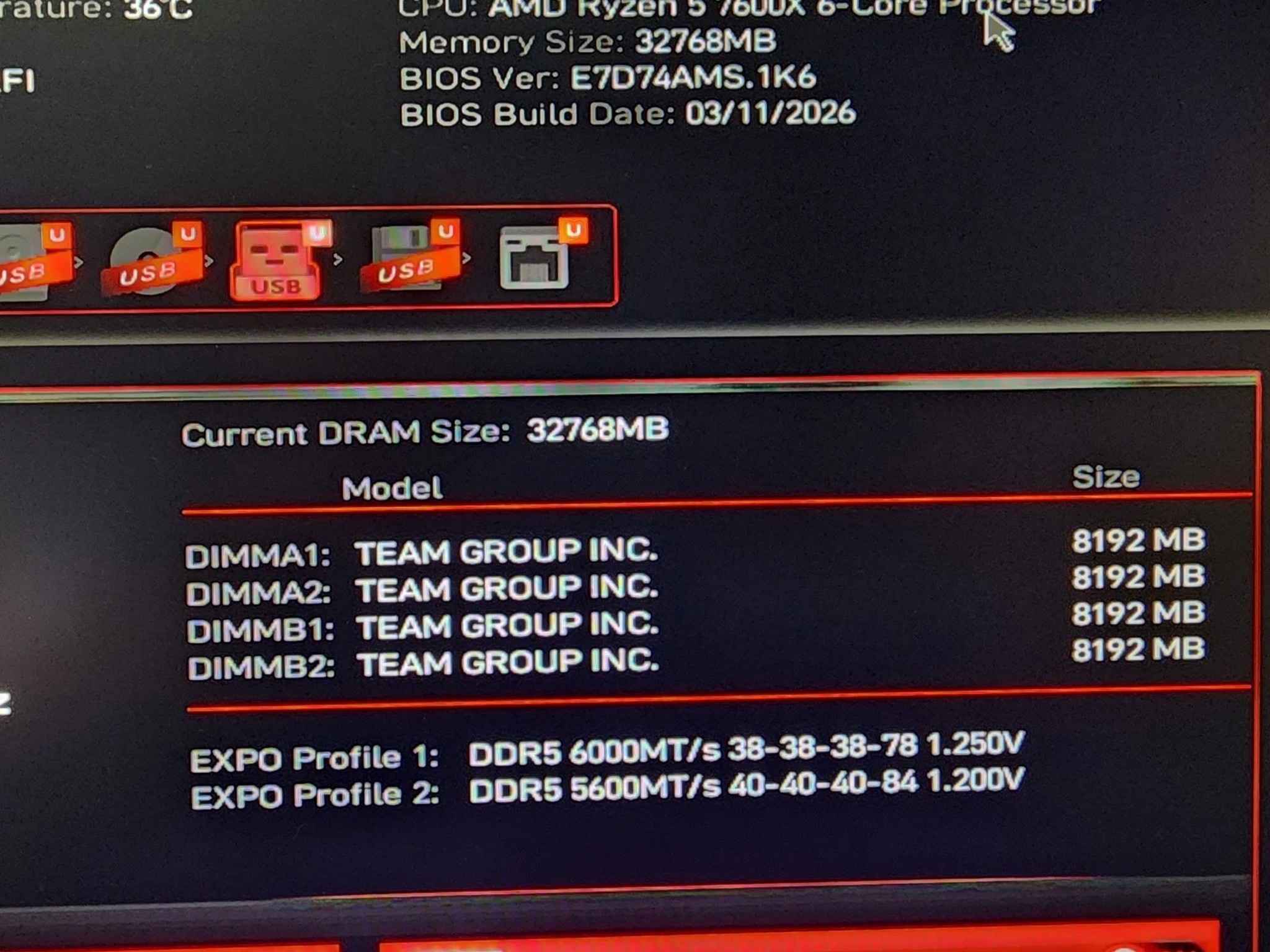 UPDATED BIOS MSI MPG B650 Carbon Wifi AM5 DDR5 ATX Motherboard