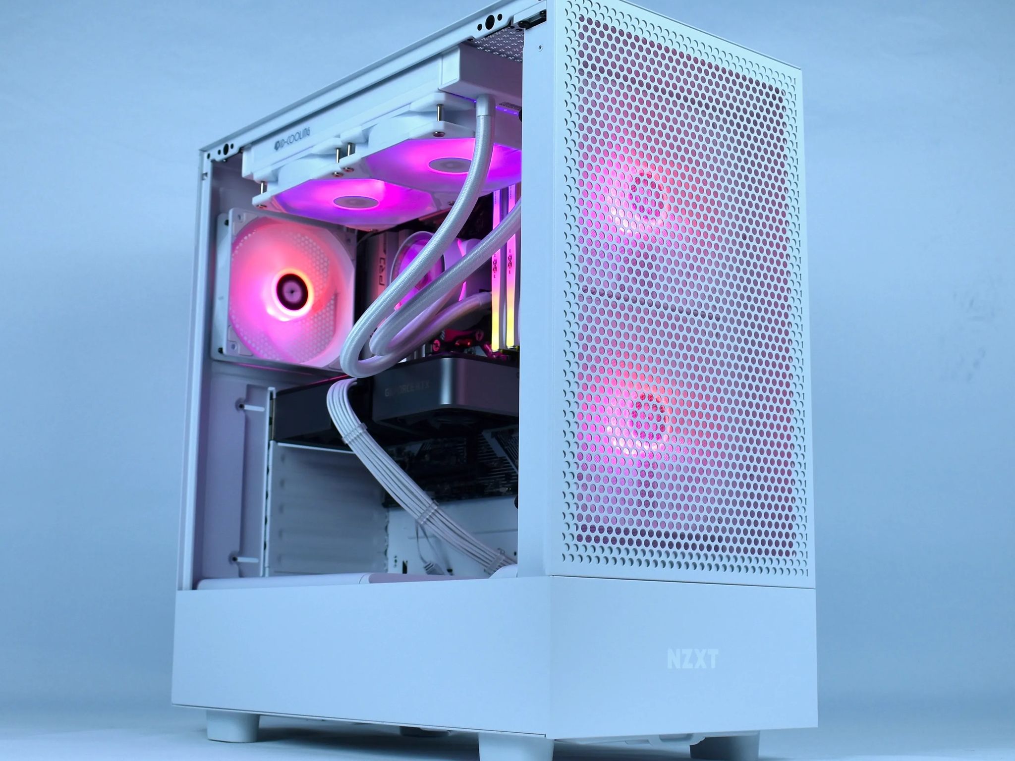 ❄️SNOW❄️ 1440p Custom Gaming & Streaming PC | Ryzen 7600X, NVIDIA RTX 3070, 1TB SSD, 32GB DDR5, WiFi