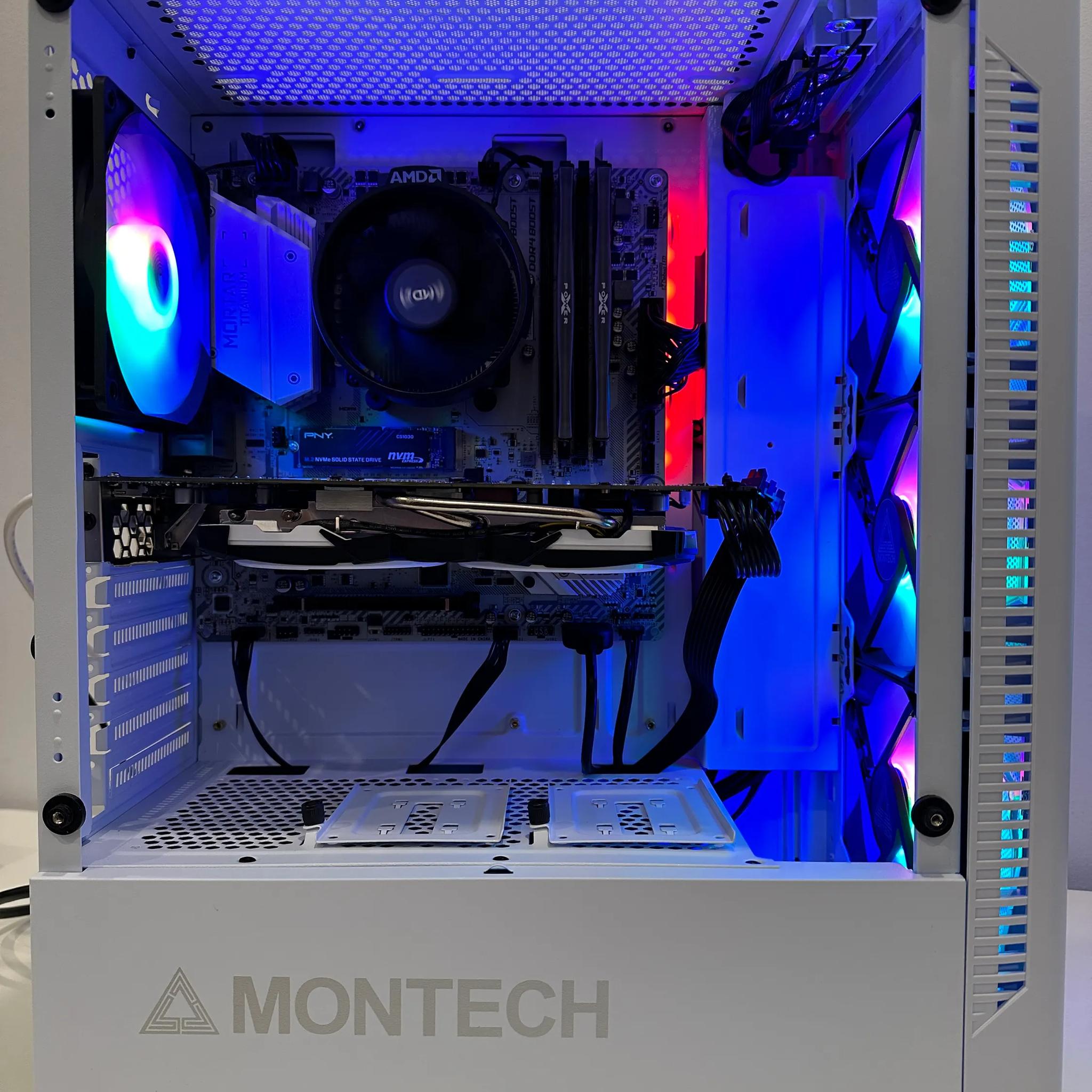 🎮🍭 Gaming PC🎮🍭 -MSI RX 580 ARMOR 4GB-AMD RYZEN Ryzen 3 3100 4/8 CT-16GB DDR4 RAM-512GB NVME