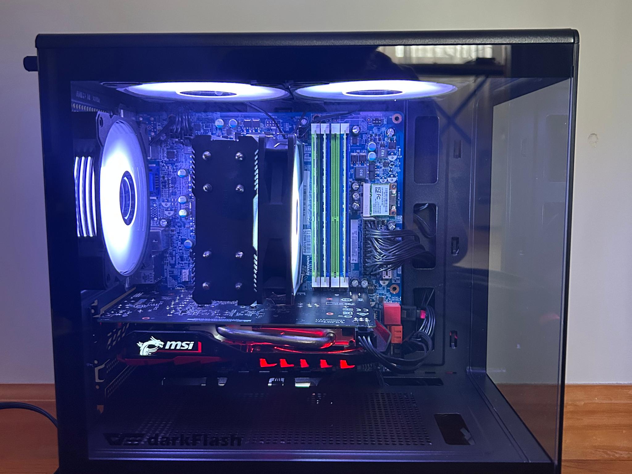 1080p Gaming PC Computer (MSI 1050ti, I7 3770, 12 GB DDR3)