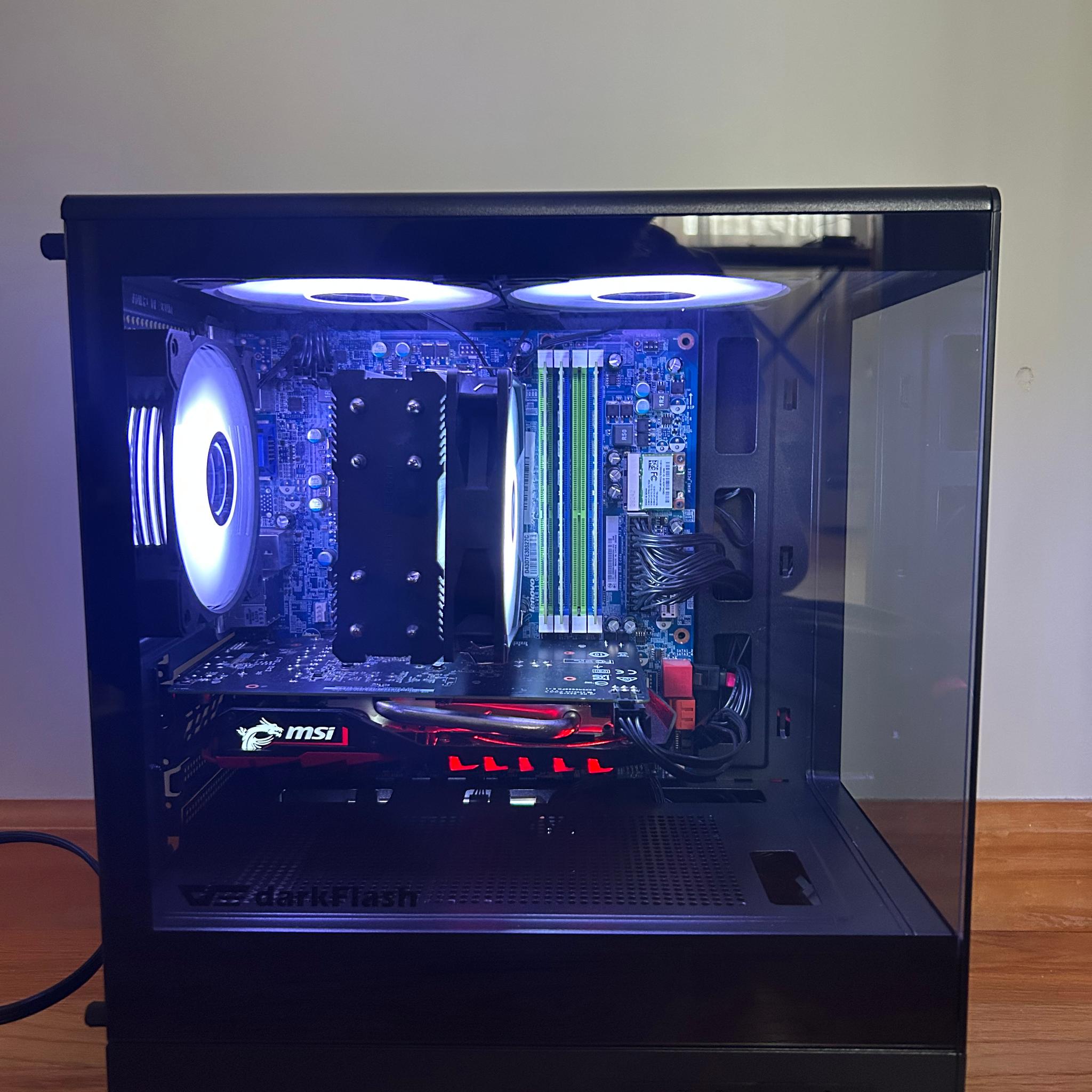 1080p Gaming PC Computer (MSI 1050ti, I7 3770, 12 GB DDR3)