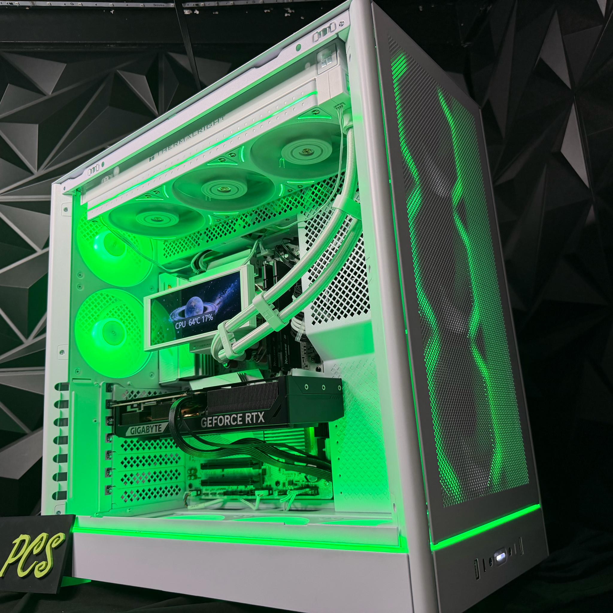 🌑❄️ MIDNIGHT GLACIER ❄️🌑 Ryzen 7 7800X3D| RTX 5070| 64 GB DDR5| 2.5 TB NVMe| 850W PSU