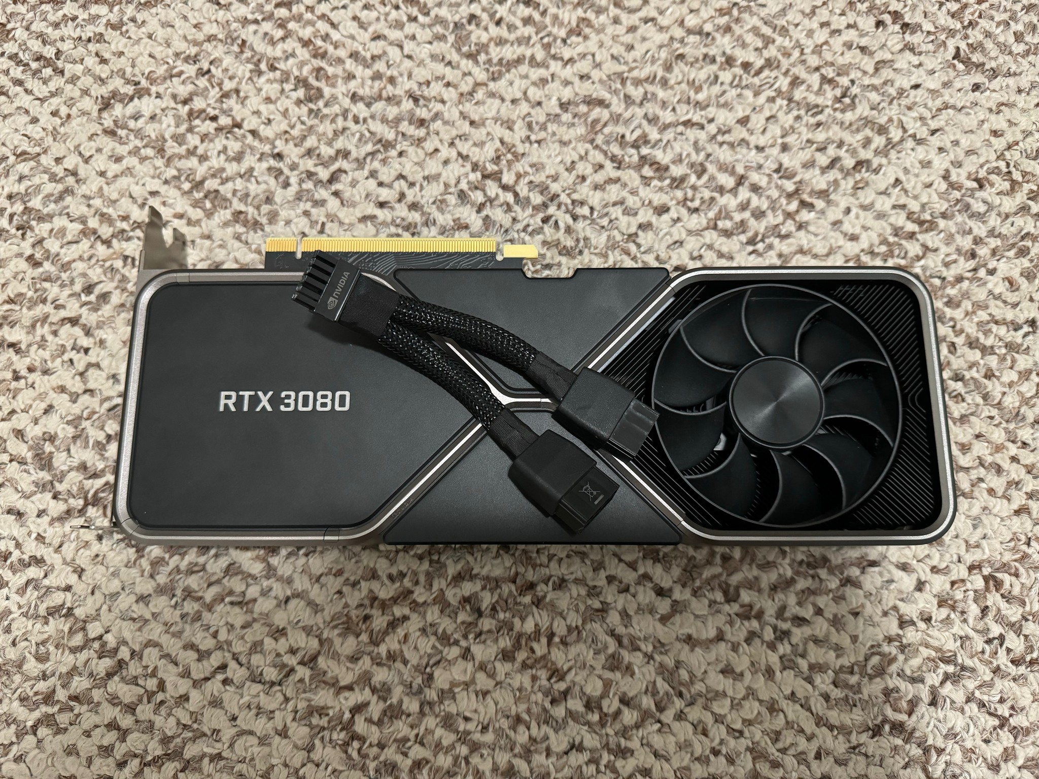 NVIDIA GeForce RTX 3080 Founders Edition 10GB GDDR6X Graphics Card -...
