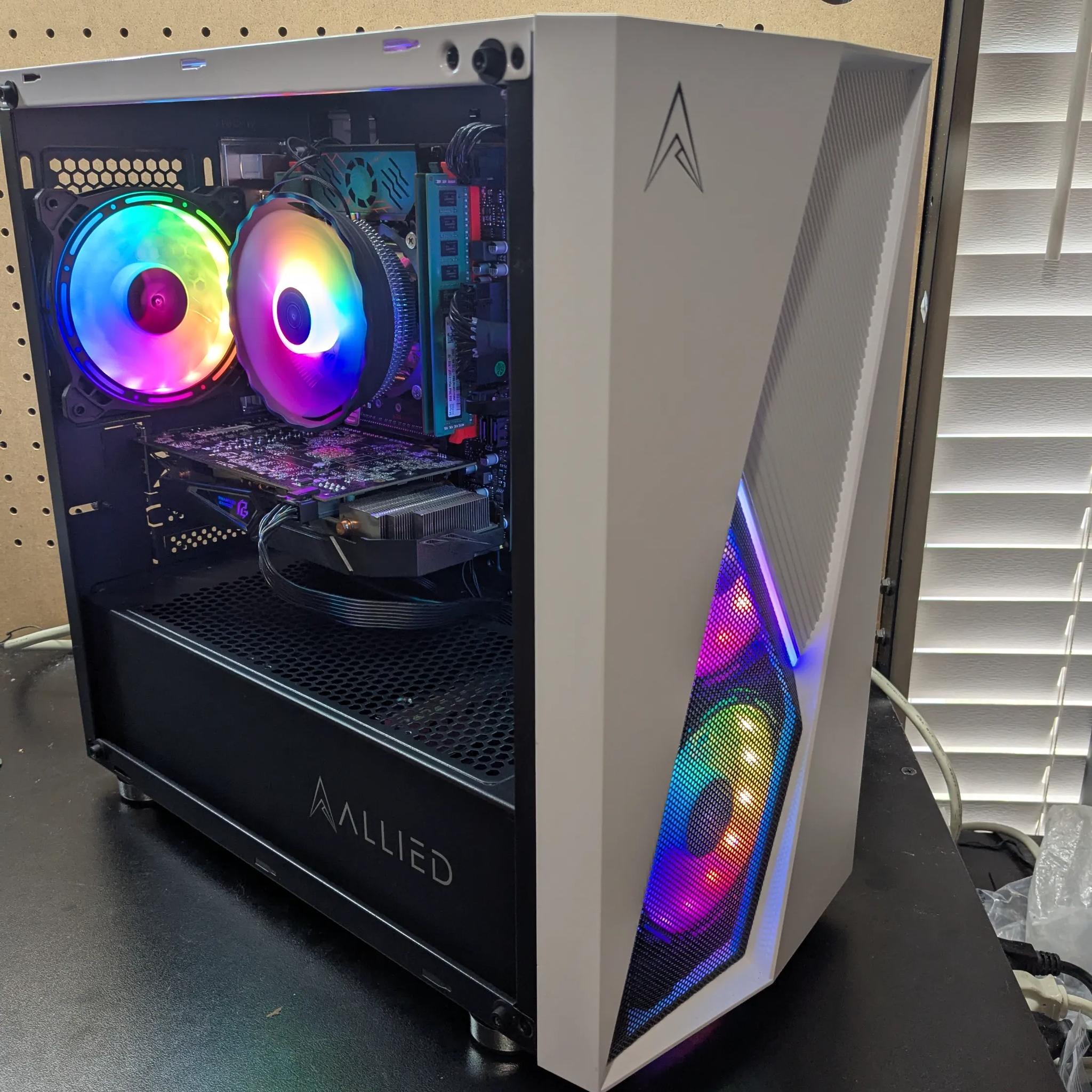 120 FPS Fortnite | 180 Day Warranty | 8 Core Xeon, RX 570 8GB, 32GB RAM, 512GB SSD, Win11, Wifi, RGB