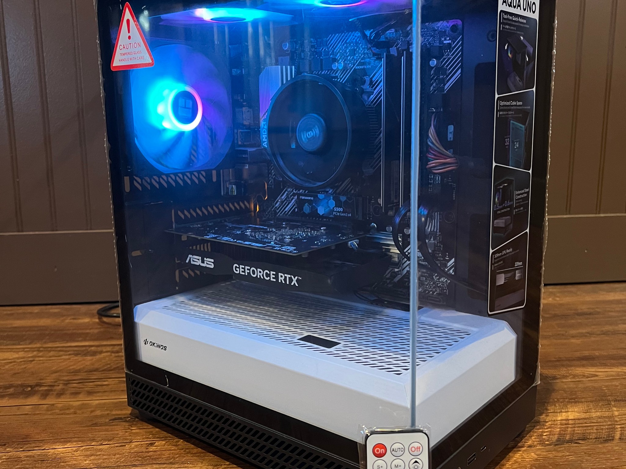 Starter Gaming PC / Ryzen 5 5500 / RTX 3050 / 16GB RAM / 512GB M.2 SSD