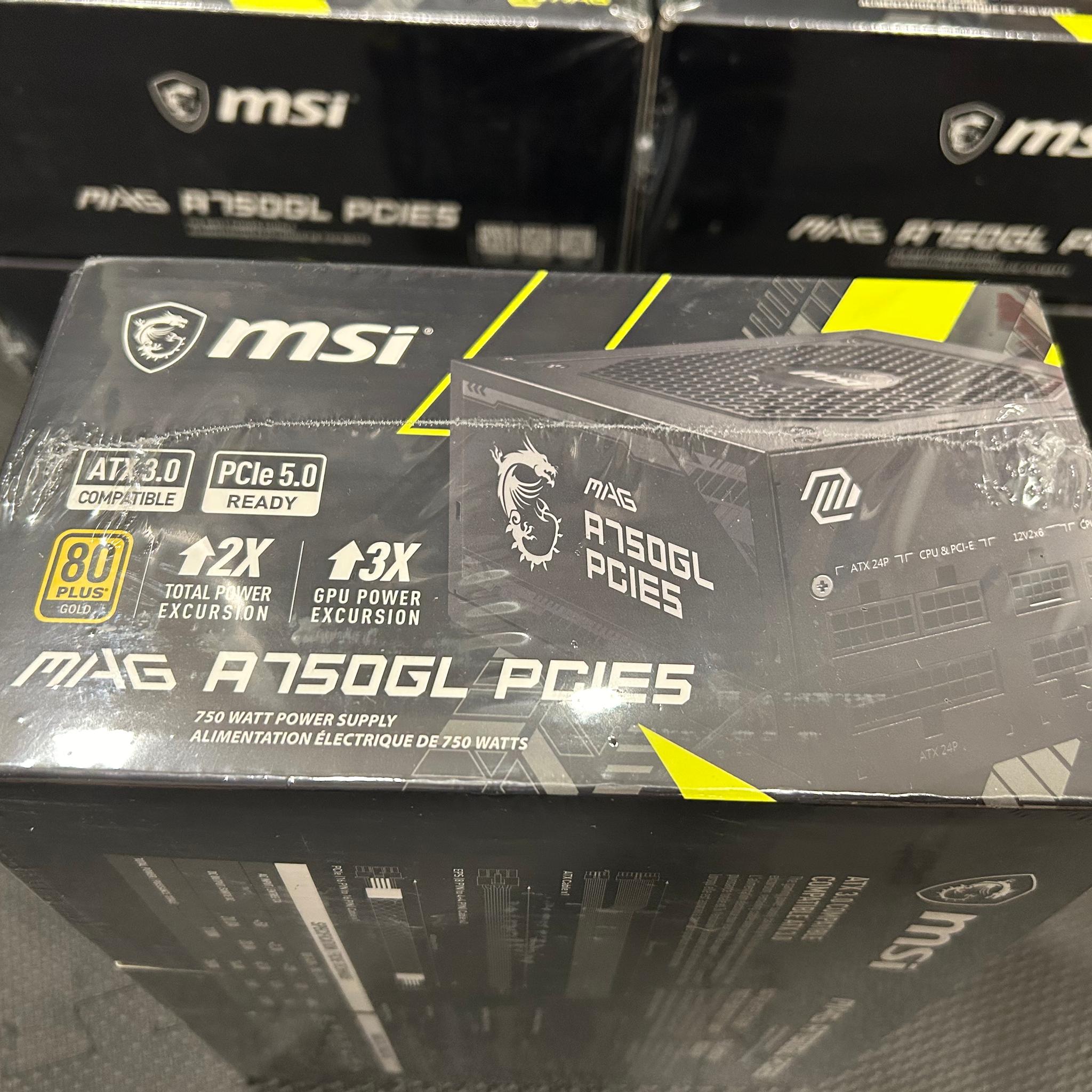 MSI MAG A750GL 80 Plus Gold / SAME DAY SHIPPING