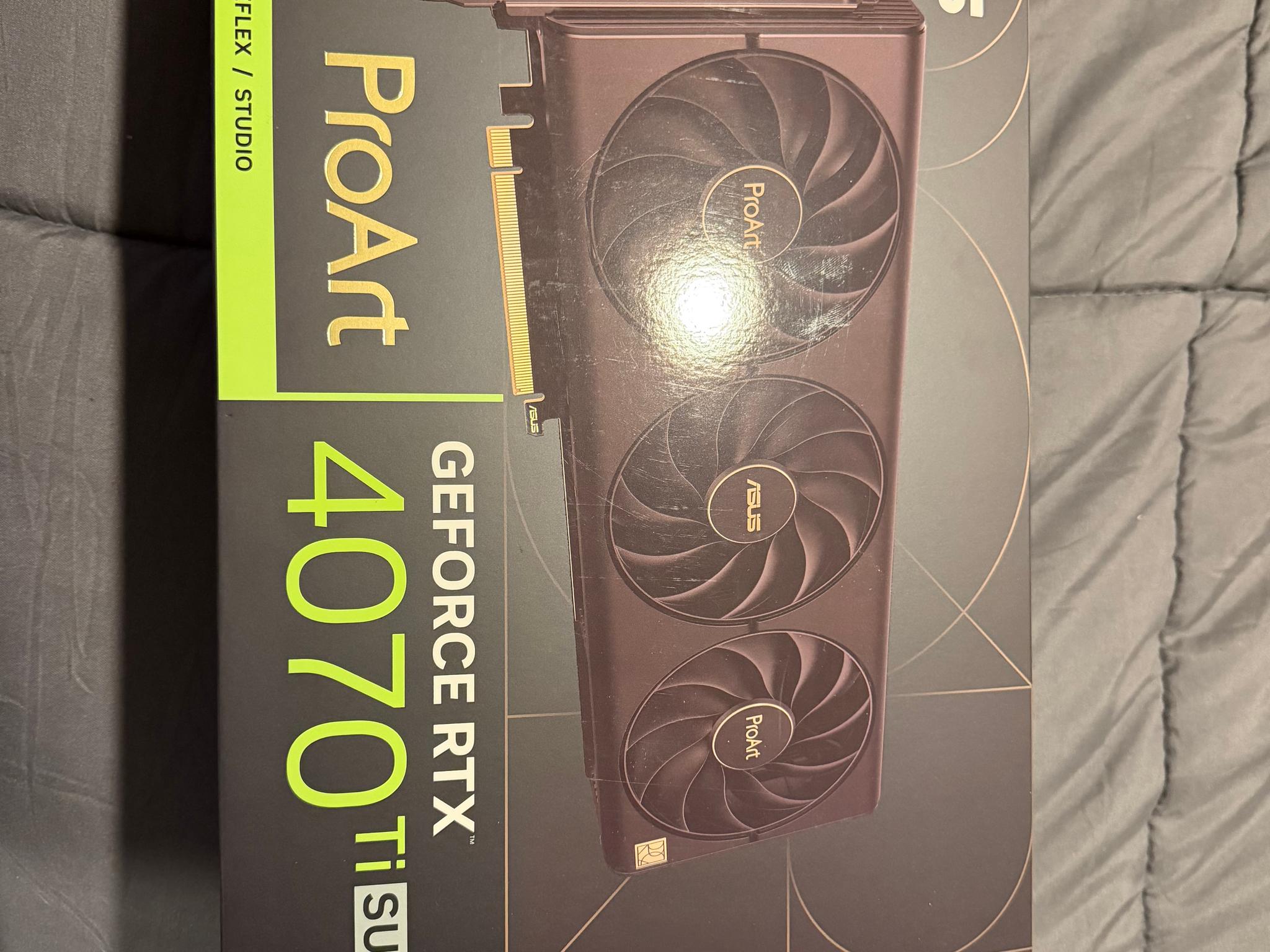 Asus ProArt GeForce RTX 4070 Ti SUPER
