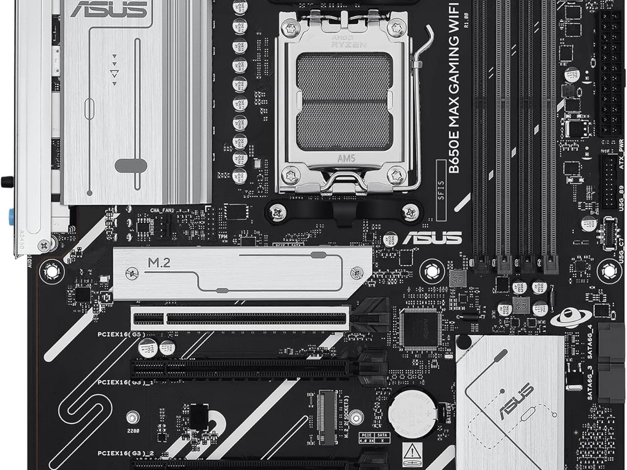 ASUS B650E MAX Gaming WiFi ATX Motherboard, DDR5,, 3X M.2 Slots, Wi-Fi 6E, Realtek 2.5Gb Ethernet