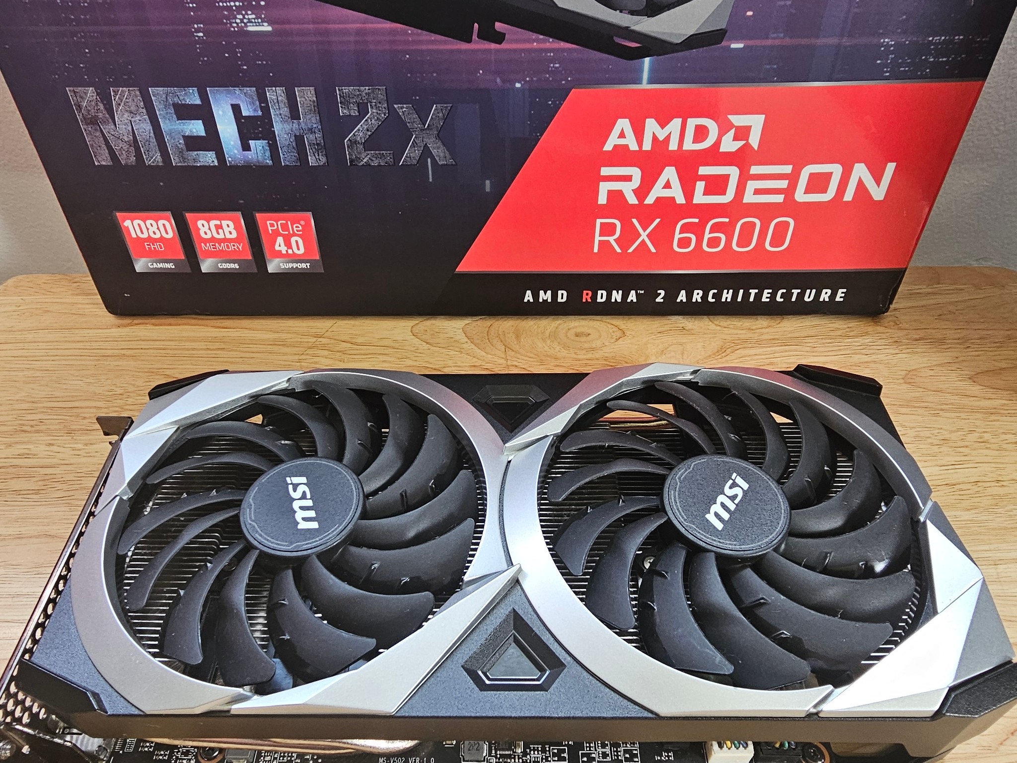 MSI Radeon RX 6600 MECH 2X 8G