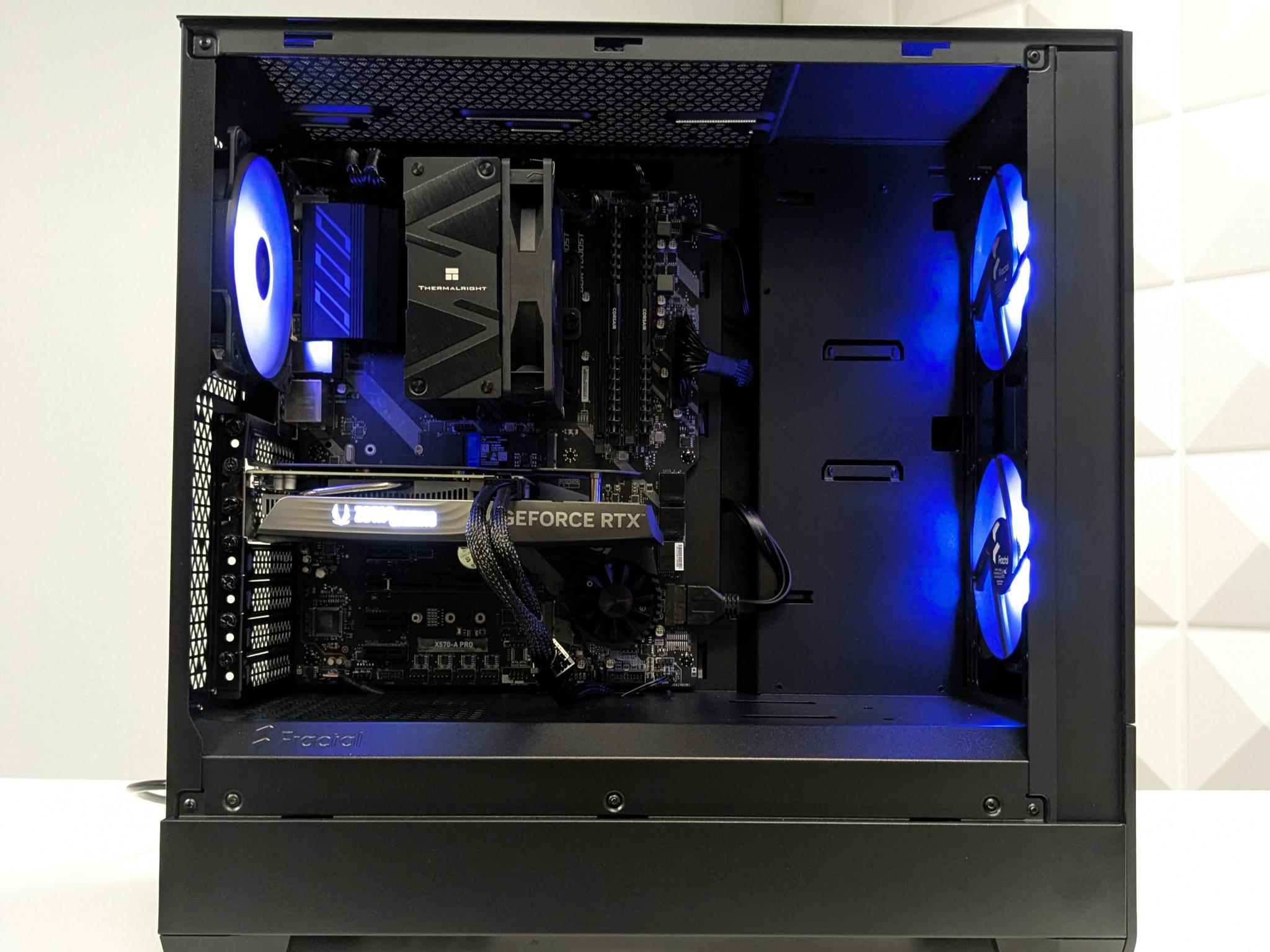 Black RGB Gaming PC - Ryzen 5 3600X - RTX 4060
