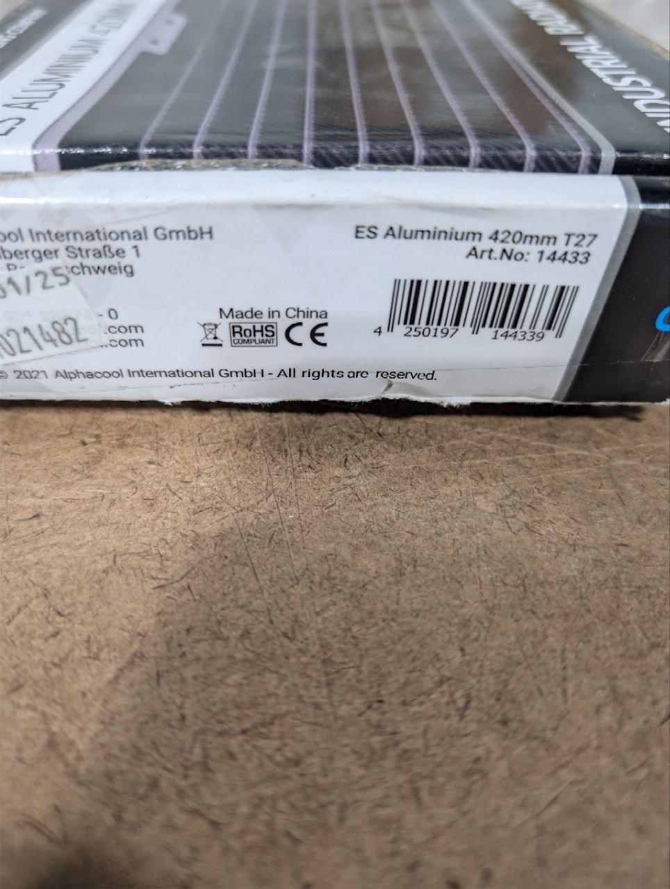 Alphacool ES Aluminium 420 mm T27 (14433)