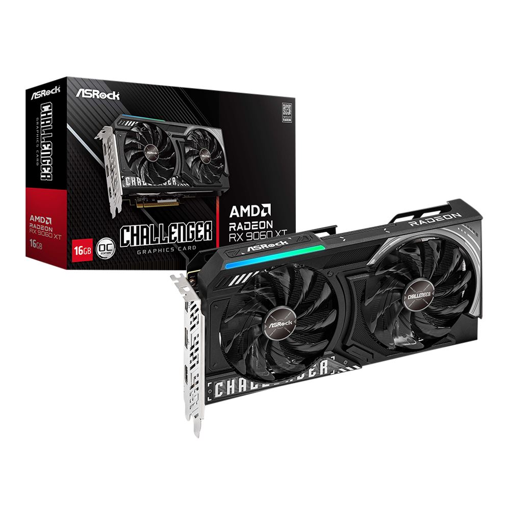 ［ジャンク］ASRock Radeon RX 9060 XT 16GB Radeon RX 9060 XT 16GB ASRock AMD Challenger Dual Fan PCIe 5.0