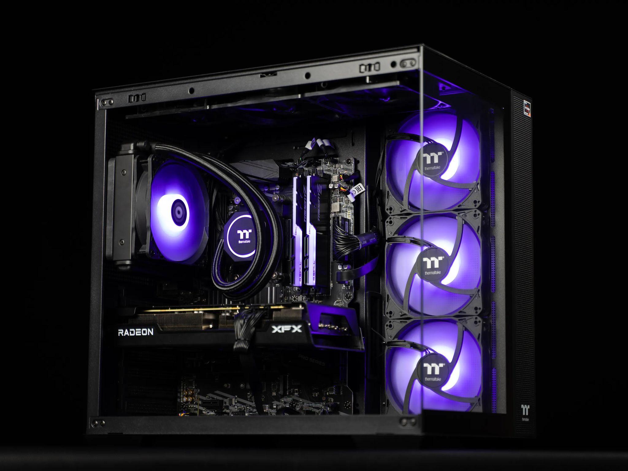 “ExecDeux” RX 7600 XT Ryzen 7 32GB Windows 11 Pro 1TB Gaming PC Powerhouse