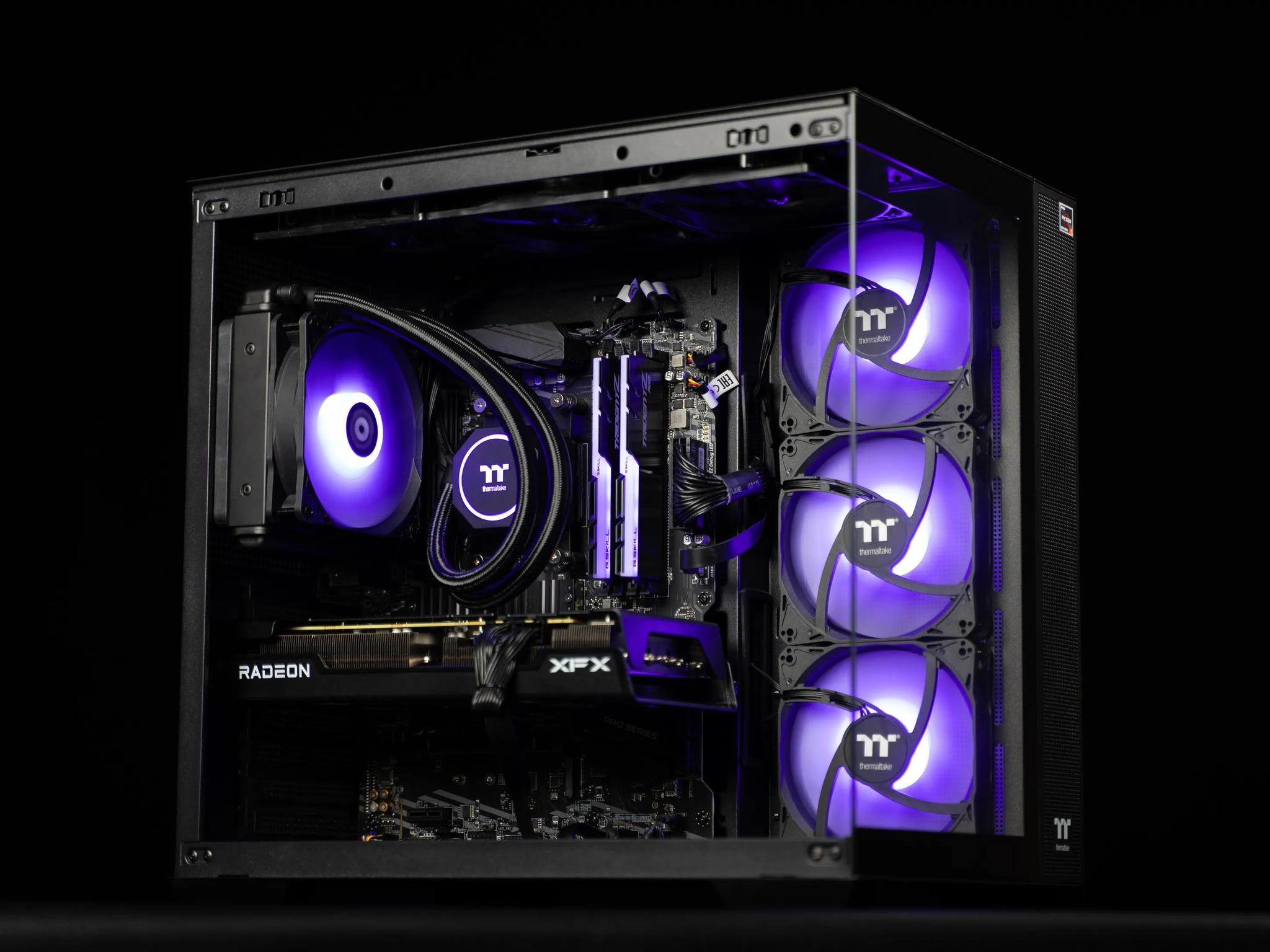 “ExecDeux” RX 7600 XT Ryzen 7 32GB Windows 11 Pro 1TB Gaming PC Powerhouse