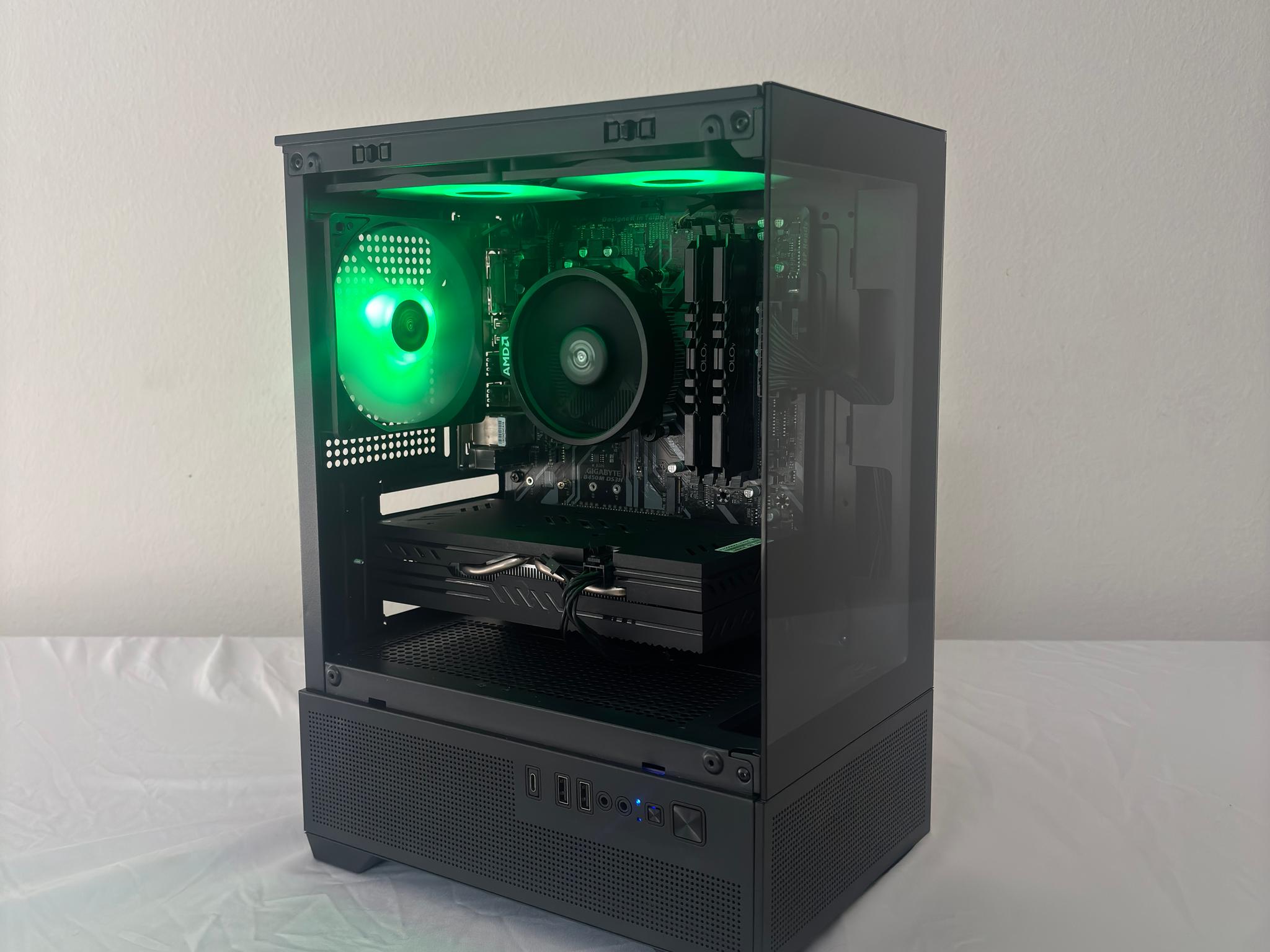 Ryzen 5 2600x + RX 580 Budget Gaming PC | 16GB RAM | WIFI | Win 11 Pro Activated | 500GB SSD