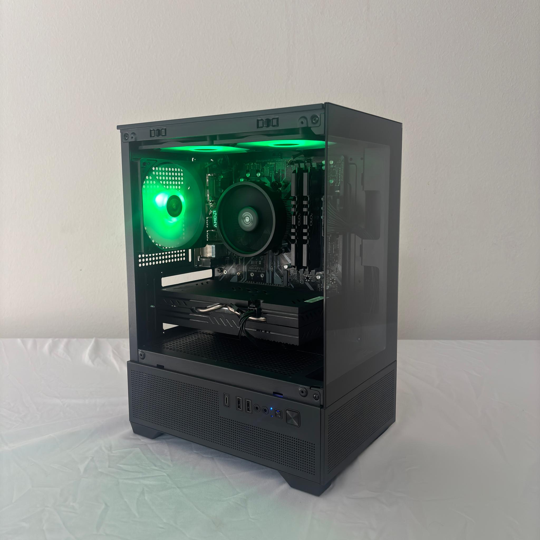Ryzen 5 2600x + RX 580 Budget Gaming PC | 16GB RAM | WIFI | Win 11 Pro Activated | 500GB SSD