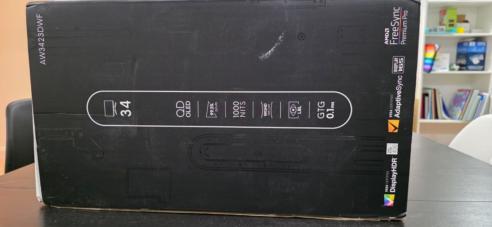 Alienware - AW3423DWF 34" QD-OLED Curved 165Hz .1-ms Ultrawide