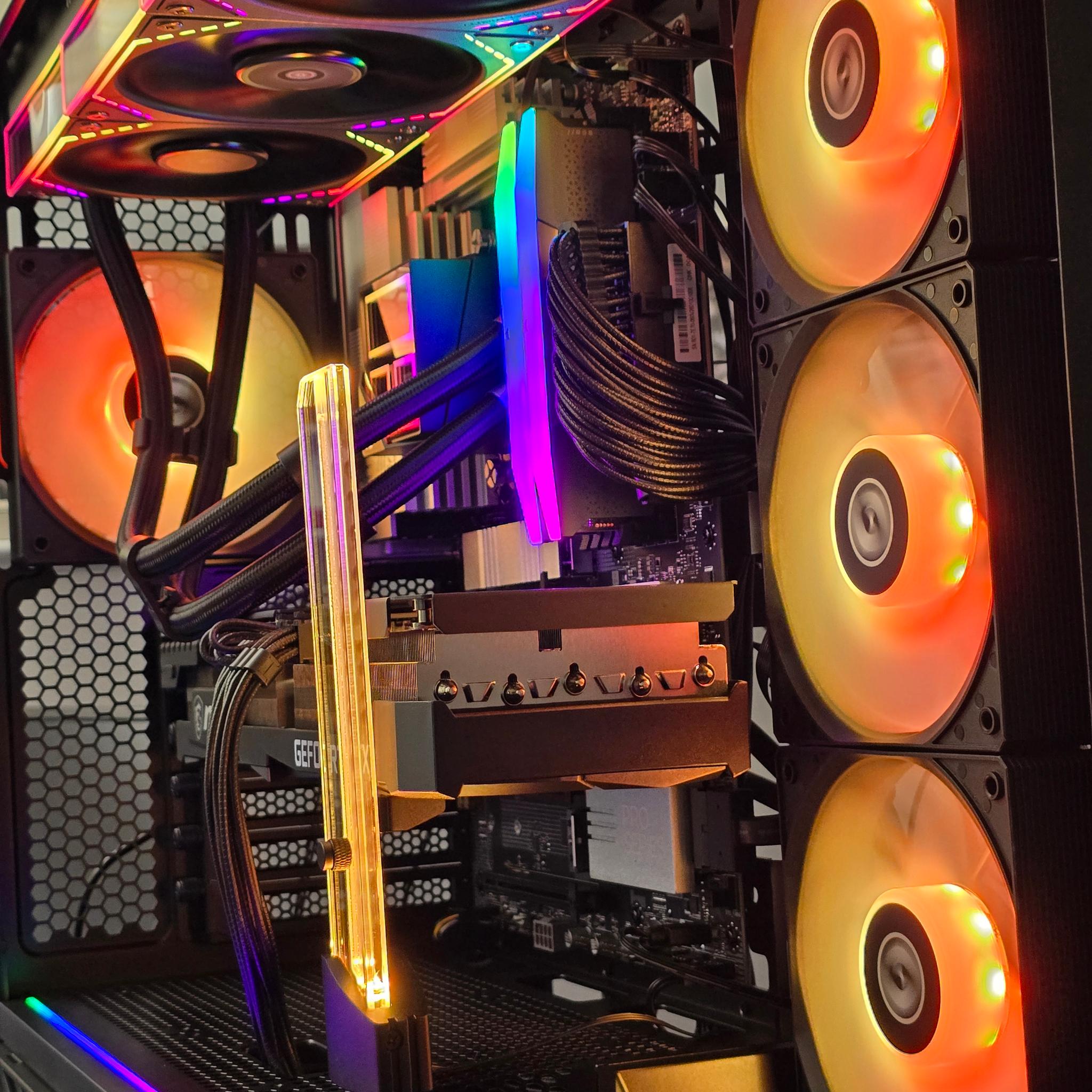 💥Versatile Black PC💥RTX 3070 TI | Ryzen 7 7700X | 32GB DDR5 | 1TB NVME M.2 | Windows 11 Pro