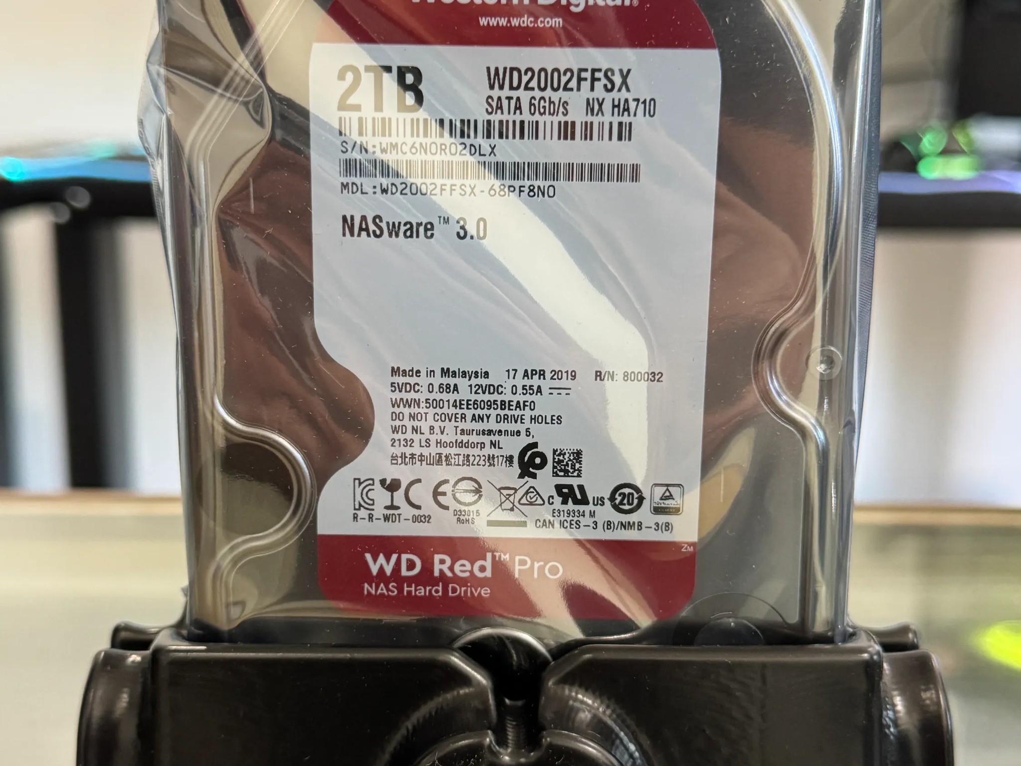 Western Digital 2TB Red Pro NAS 3.5" Hard Drive - Brand New