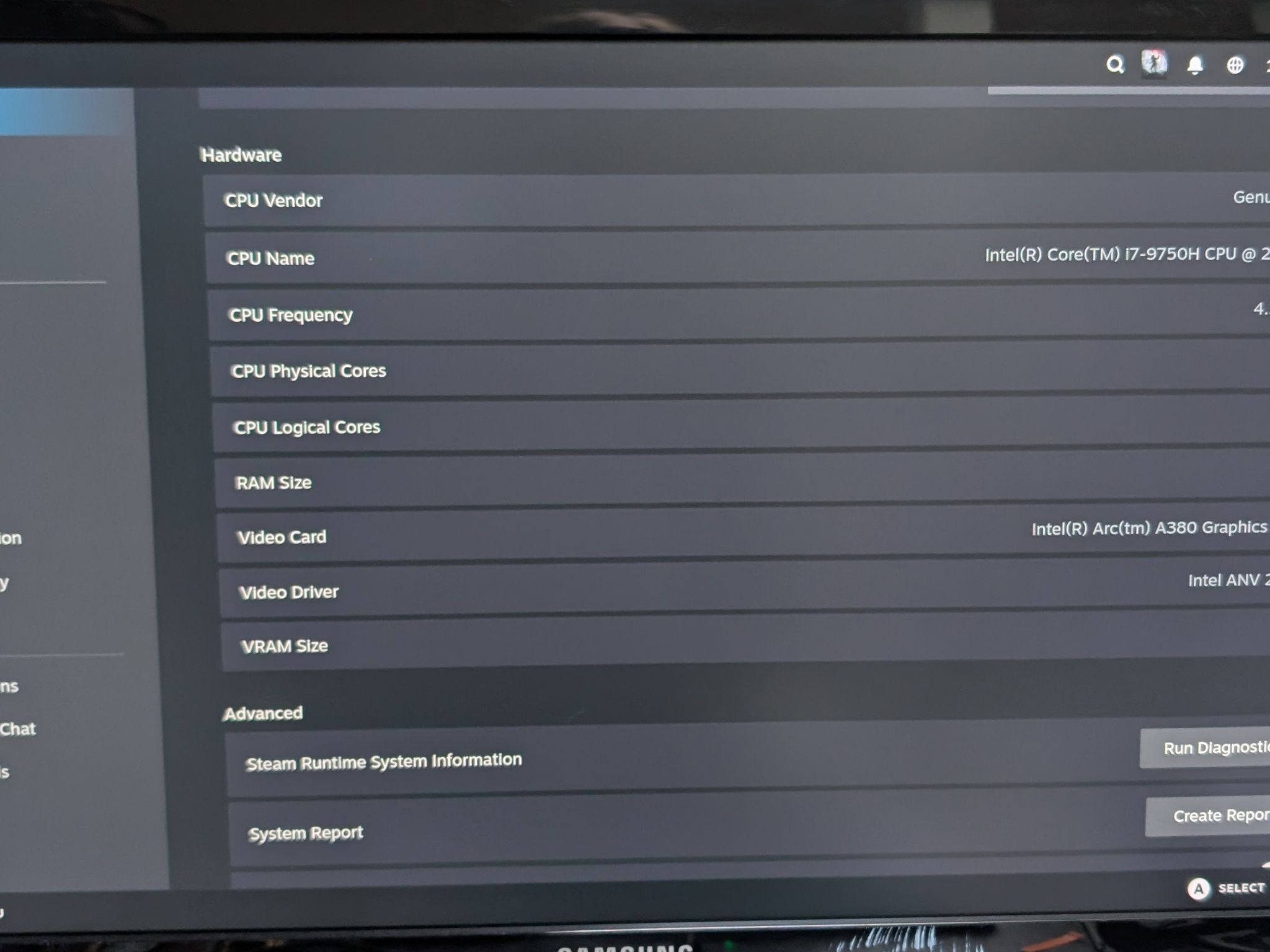Steam OS conversion of Intel Ghost Canyon NUC with Arc A380