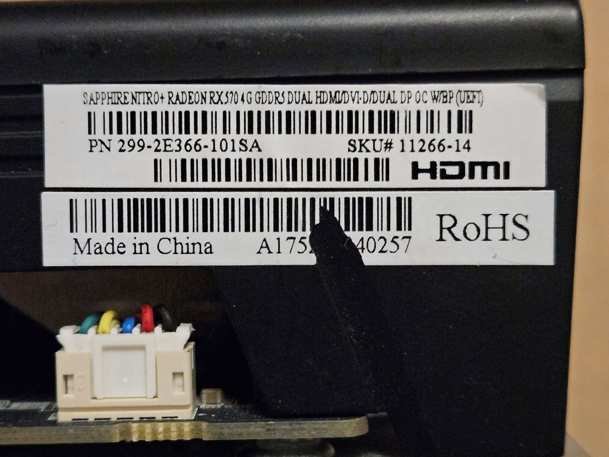 Sapphire Nitro+ RX 570 4Gb - Used